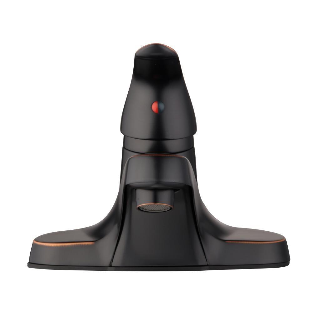 Middleton 4 in. Centerset 1-Handle Bathroom Faucet in Satin Nickel