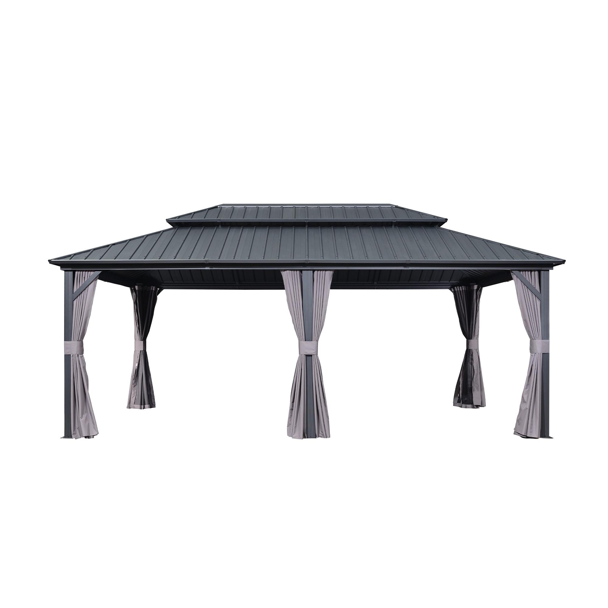 Purple Leaf Aluminum Patio Gazebo
