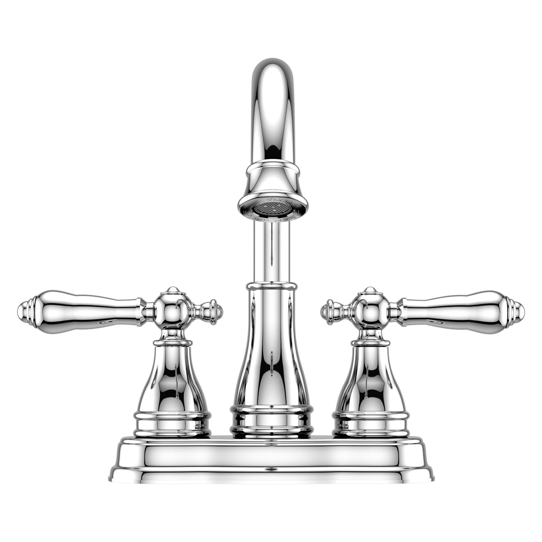 Sonterra Polished Chrome 2-Handle High-Arc Bathroom Faucet