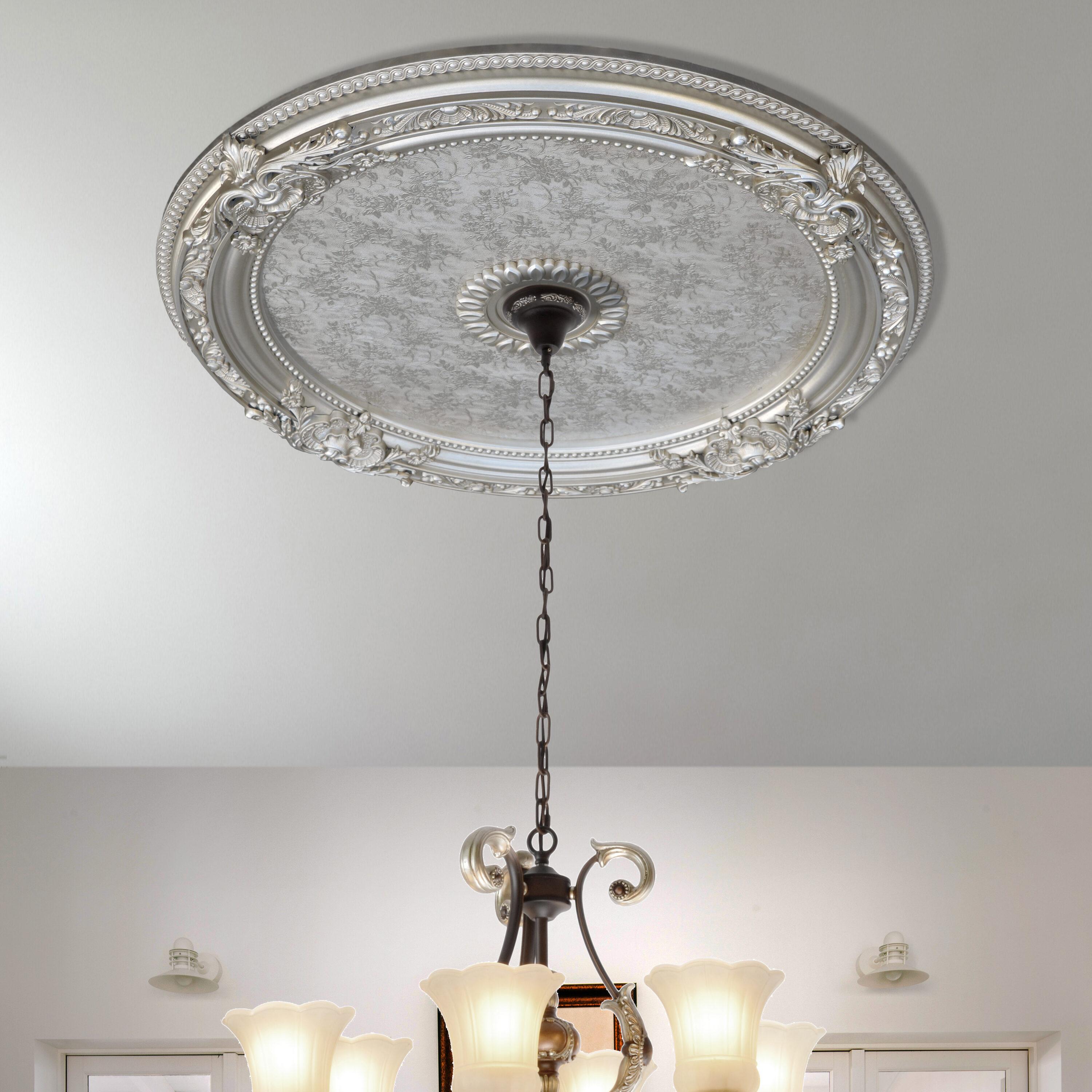 Round Chandelier Ceiling Medallion