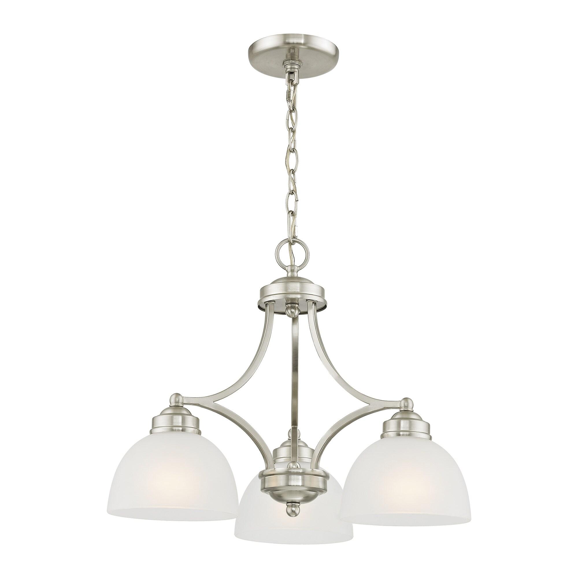 Livex Lighting Somerset 3 - Light Chandelier in  Brushed Nickel