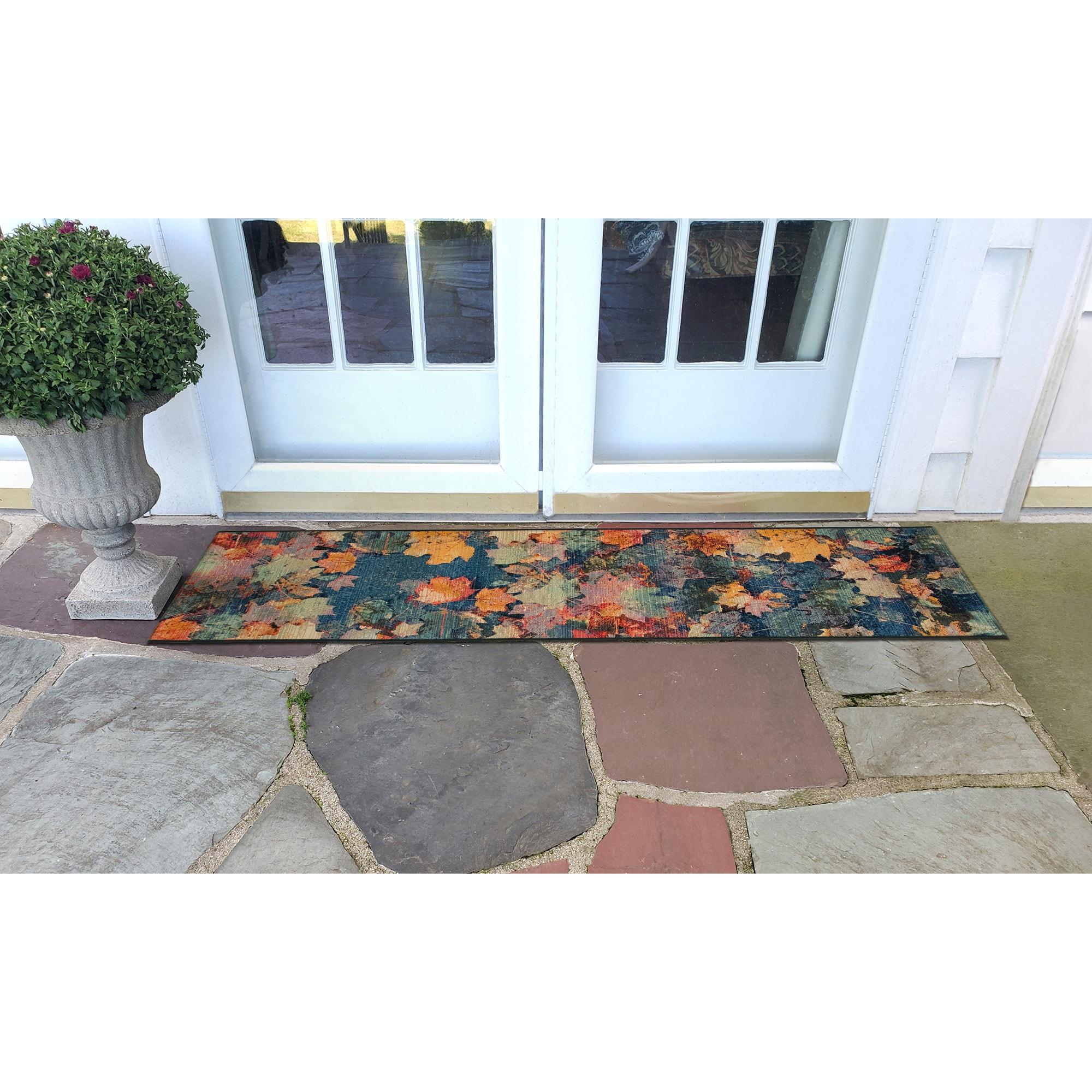 Liora Manne Marina Fall In Love Indoor/Outdoor Rug Multi 1'11" x 7'6"
