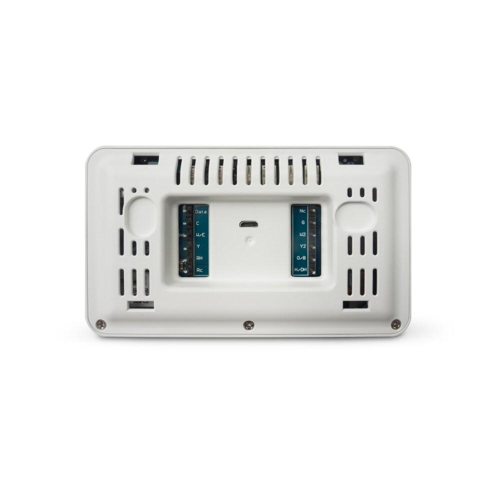 White Digital Touchscreen Programmable Wi-Fi Thermostat