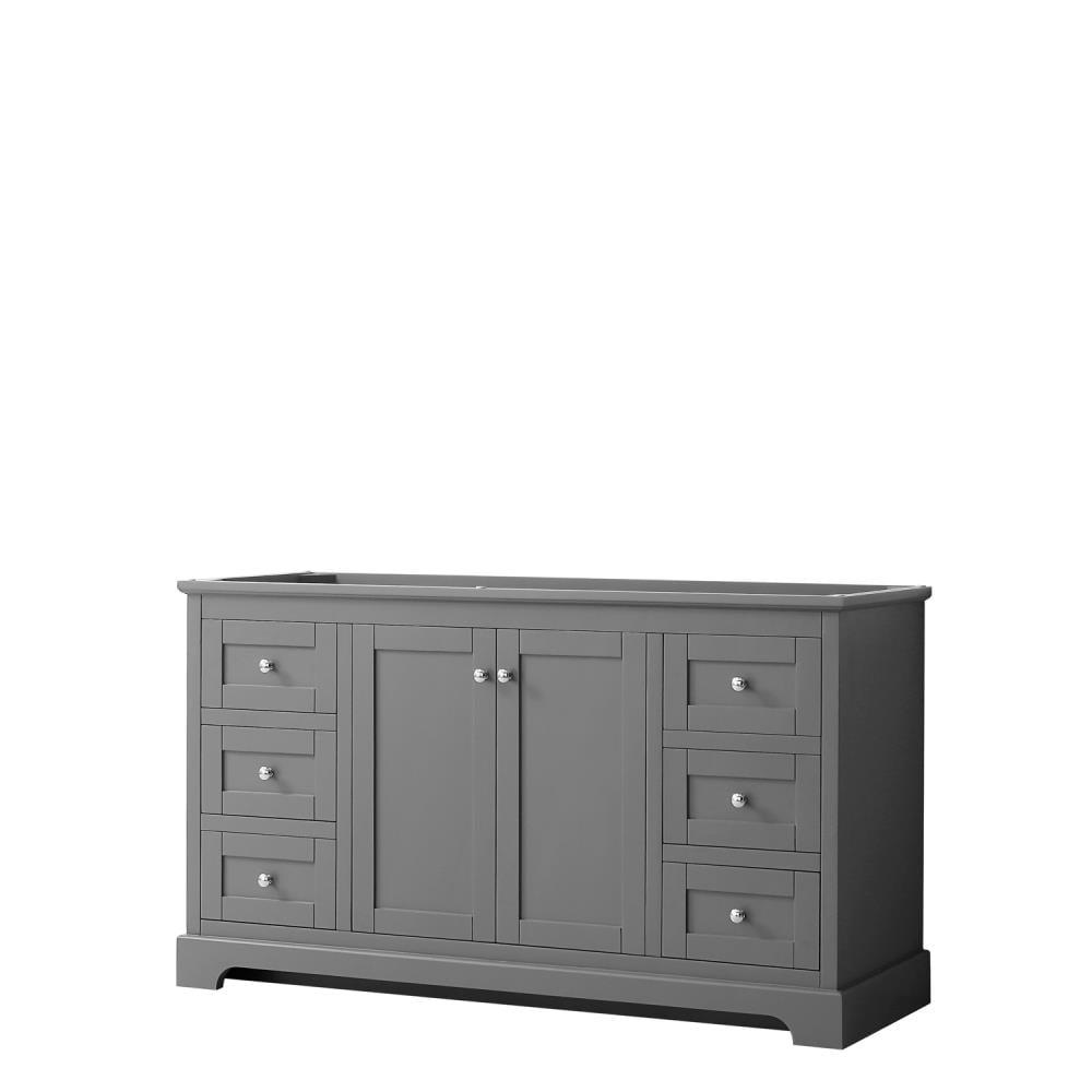 Wyndham Collection Avery 59" Single Bathroom Vanity Base Only