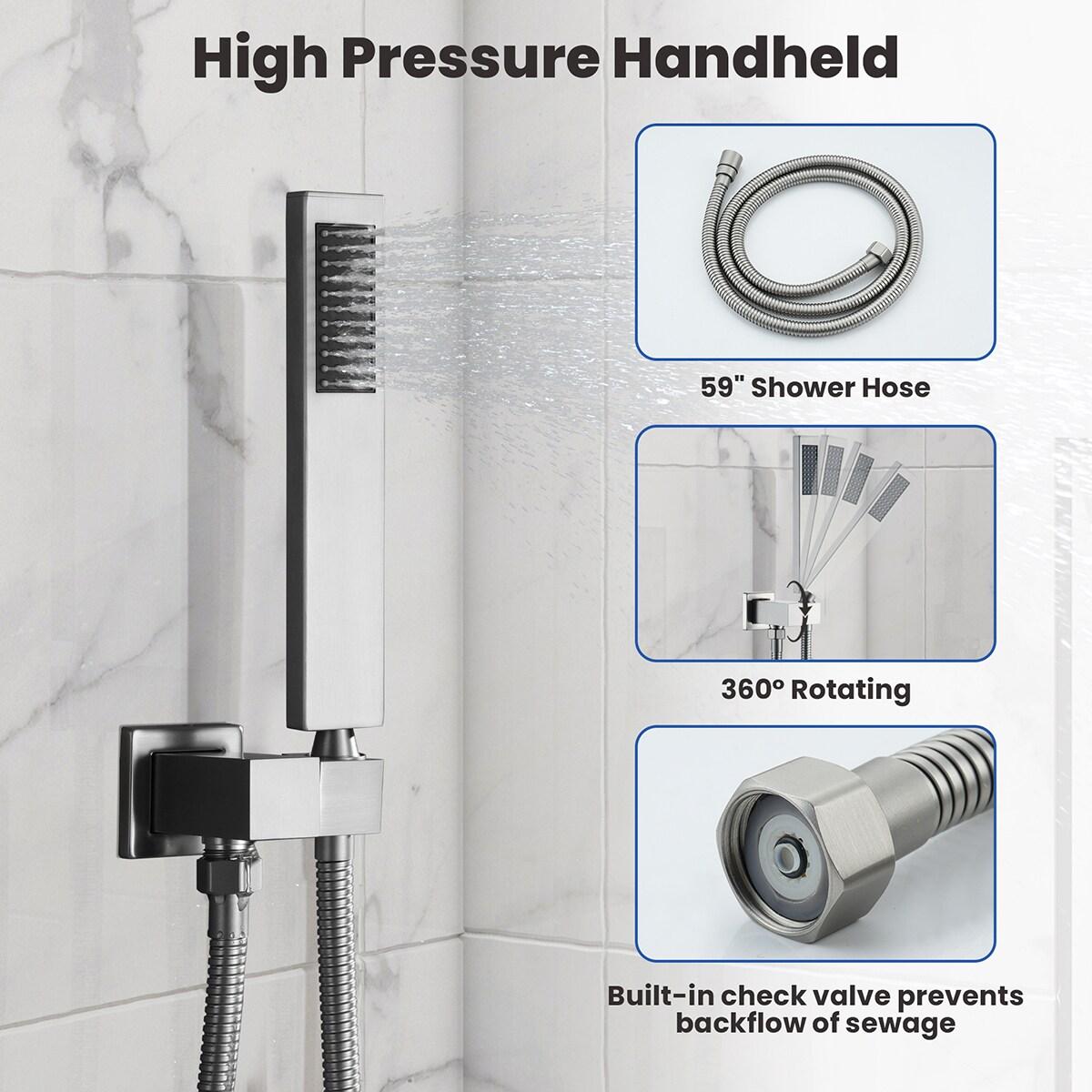 Calder Complete Shower System with Rough in-Valve