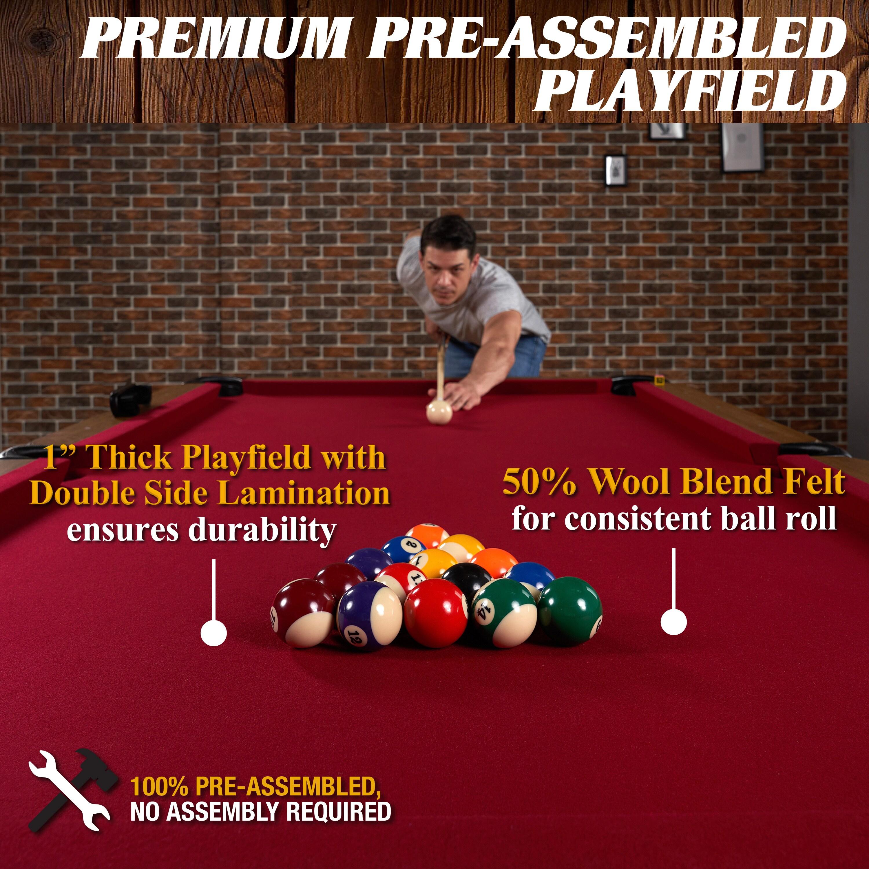 Barrington Billiards Company Barrington Arlington 8 ft Pool Table with Playing Accessories