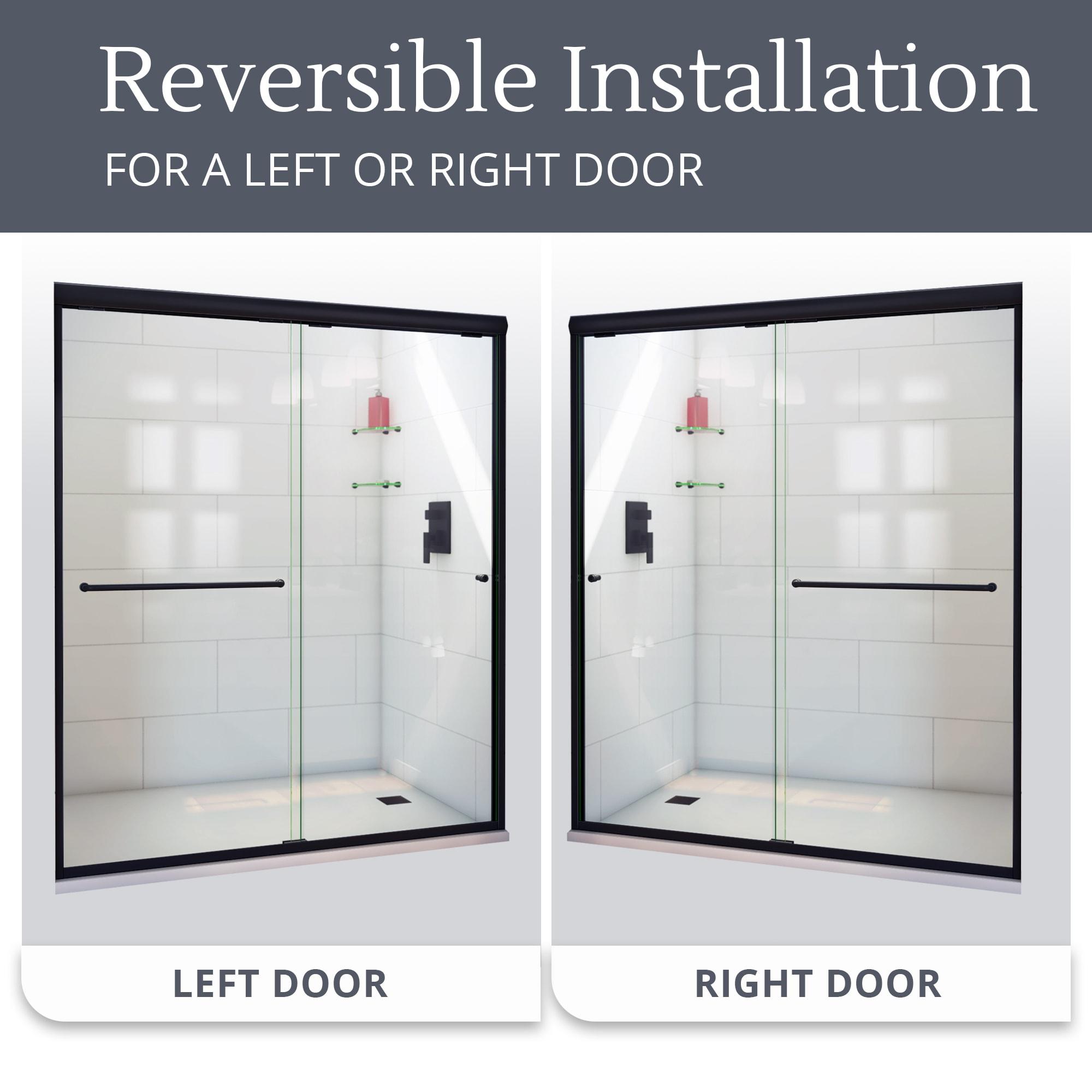 DreamLine Alliance Pro HV 56-60 in. W x 70 1/2 in. H Semi-Frameless Sliding Shower Door