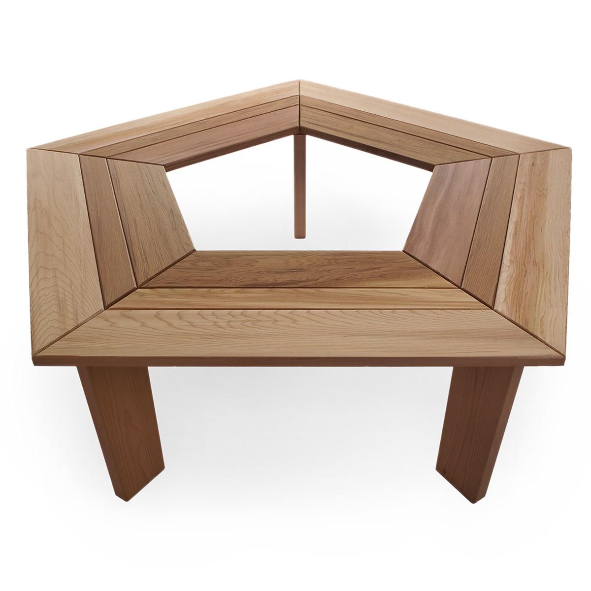 Union Rustic Ardoin 5-Sided Tree Bench
