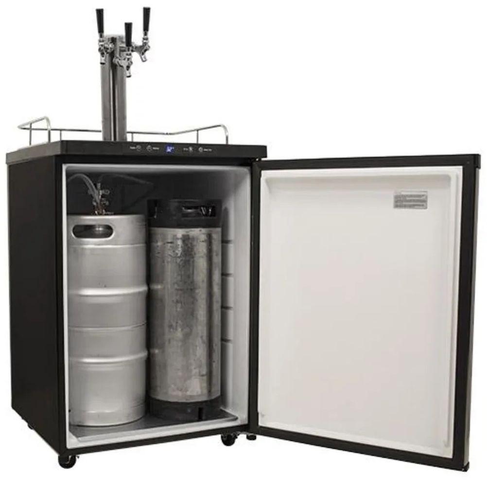 Edgestar Kc3000trip 24" Wide Triple Tap Kegerator - Stainless Steel