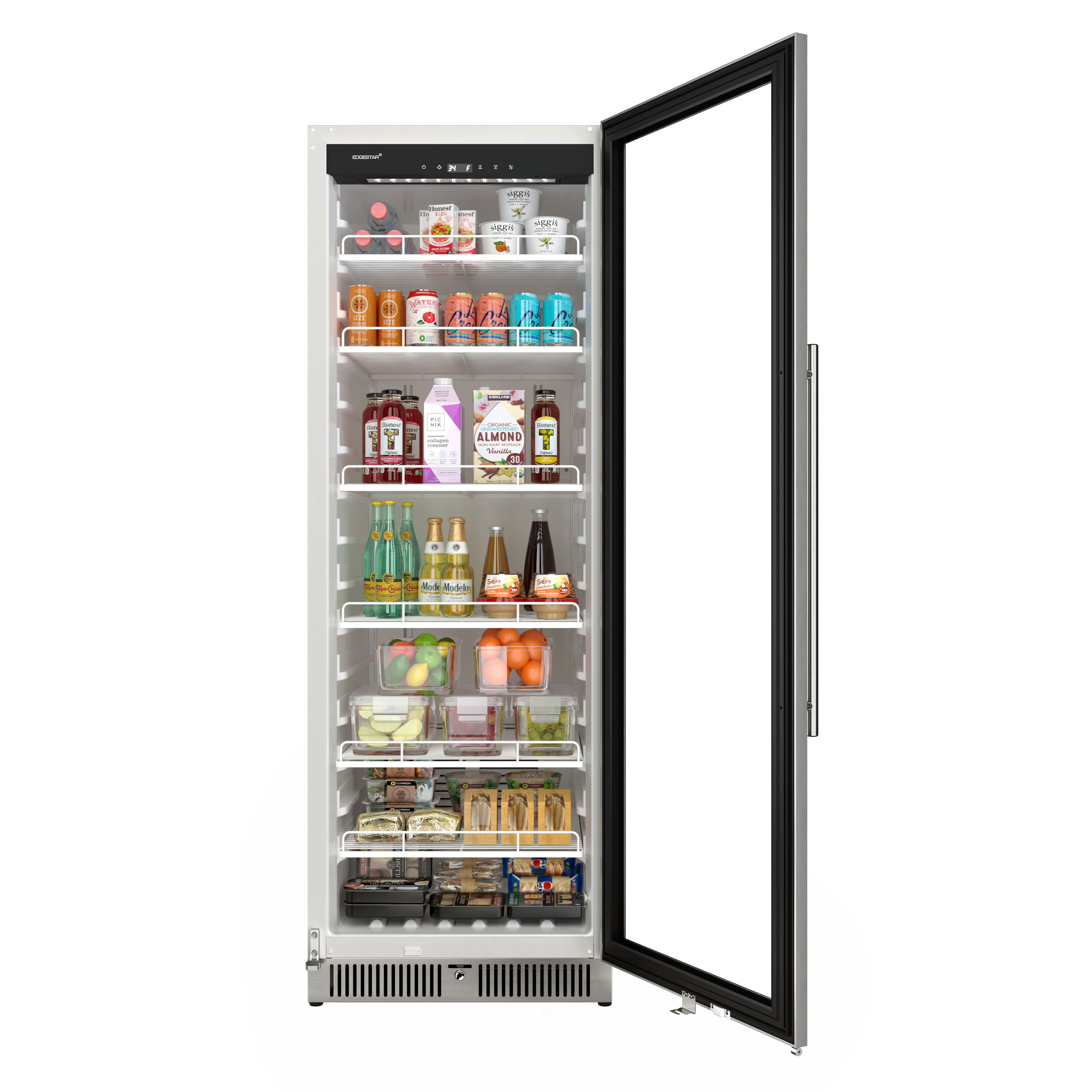 Edgestar Vbm131 24" Wide 13.7 Cu. Ft. Commercial Beverage Merchandiser - Stainless Steel