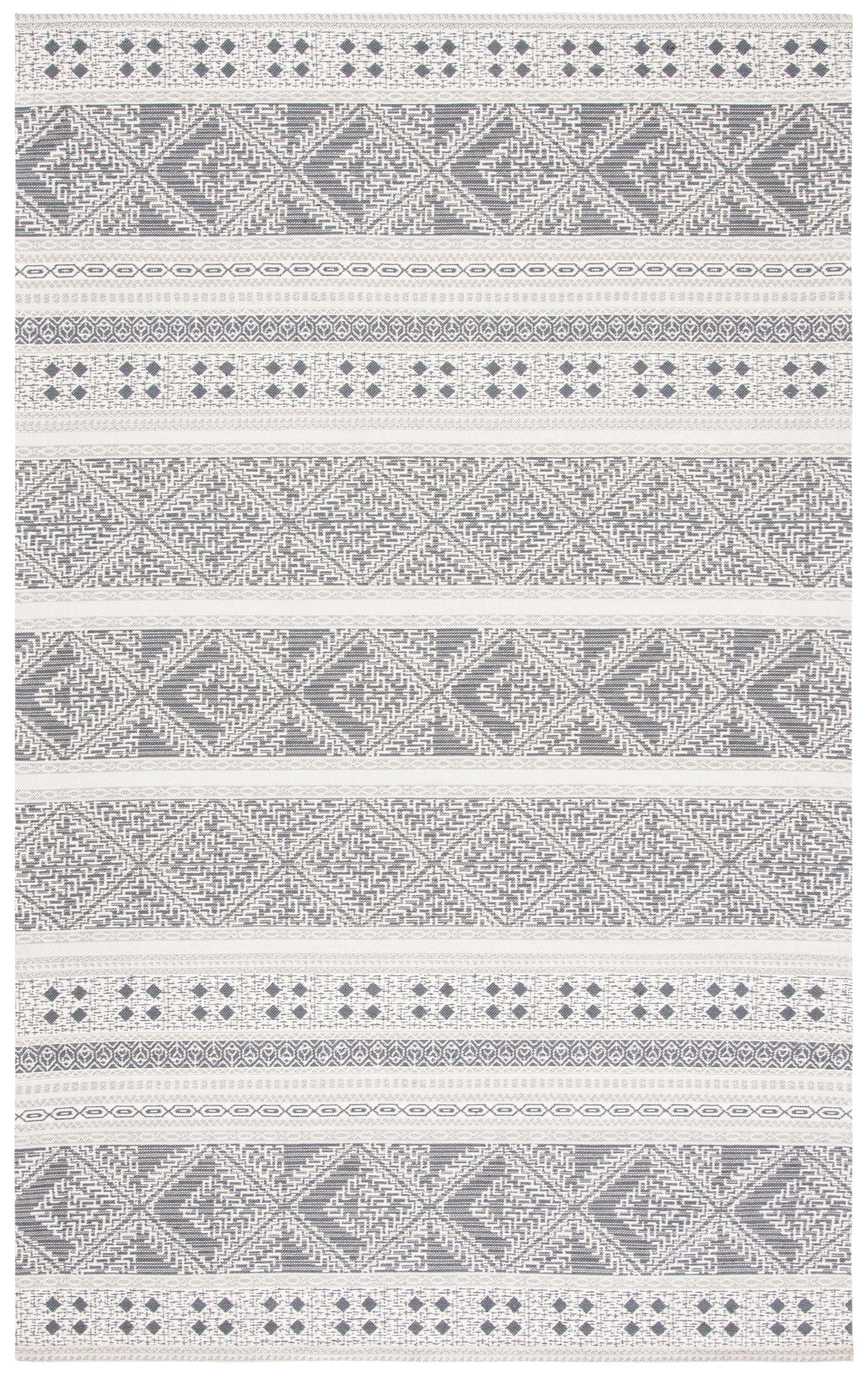 Classic Vintage CLV717 Hand Woven Area Rug - Grey - 6'x9' - Safavieh.