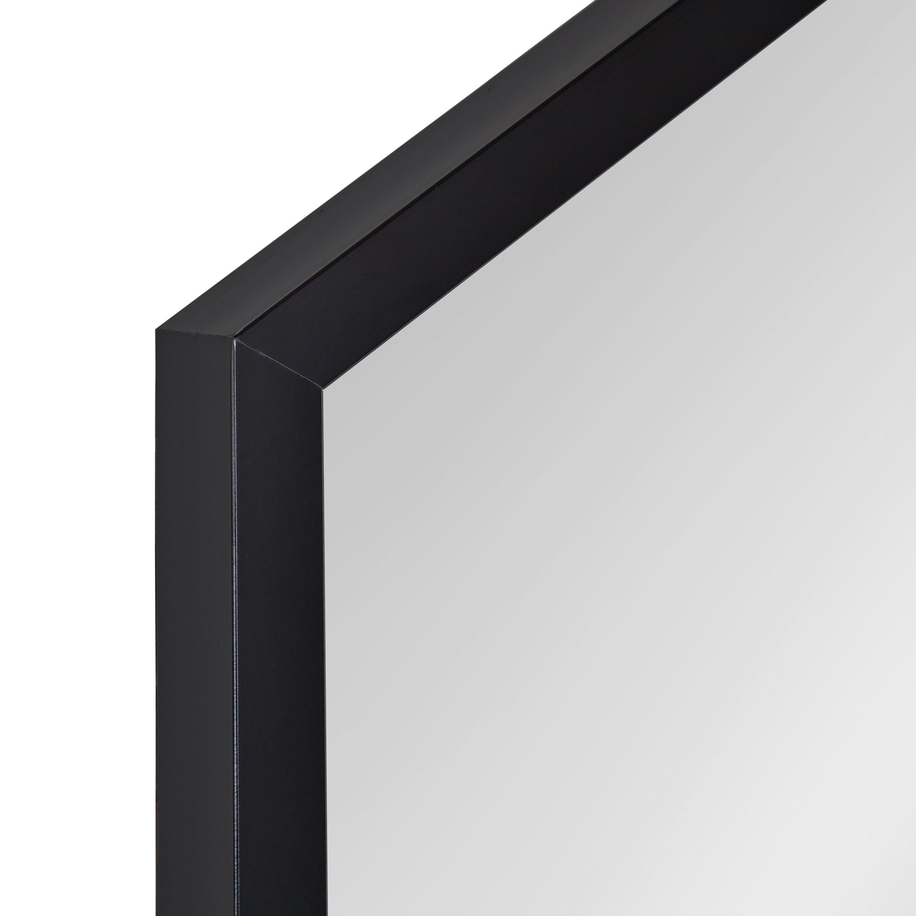 Kate & Laurel All Things Decor 3pc Laverty Wall Mirror Set Black : Octagon Shape, Modern Style, No Assembly Required