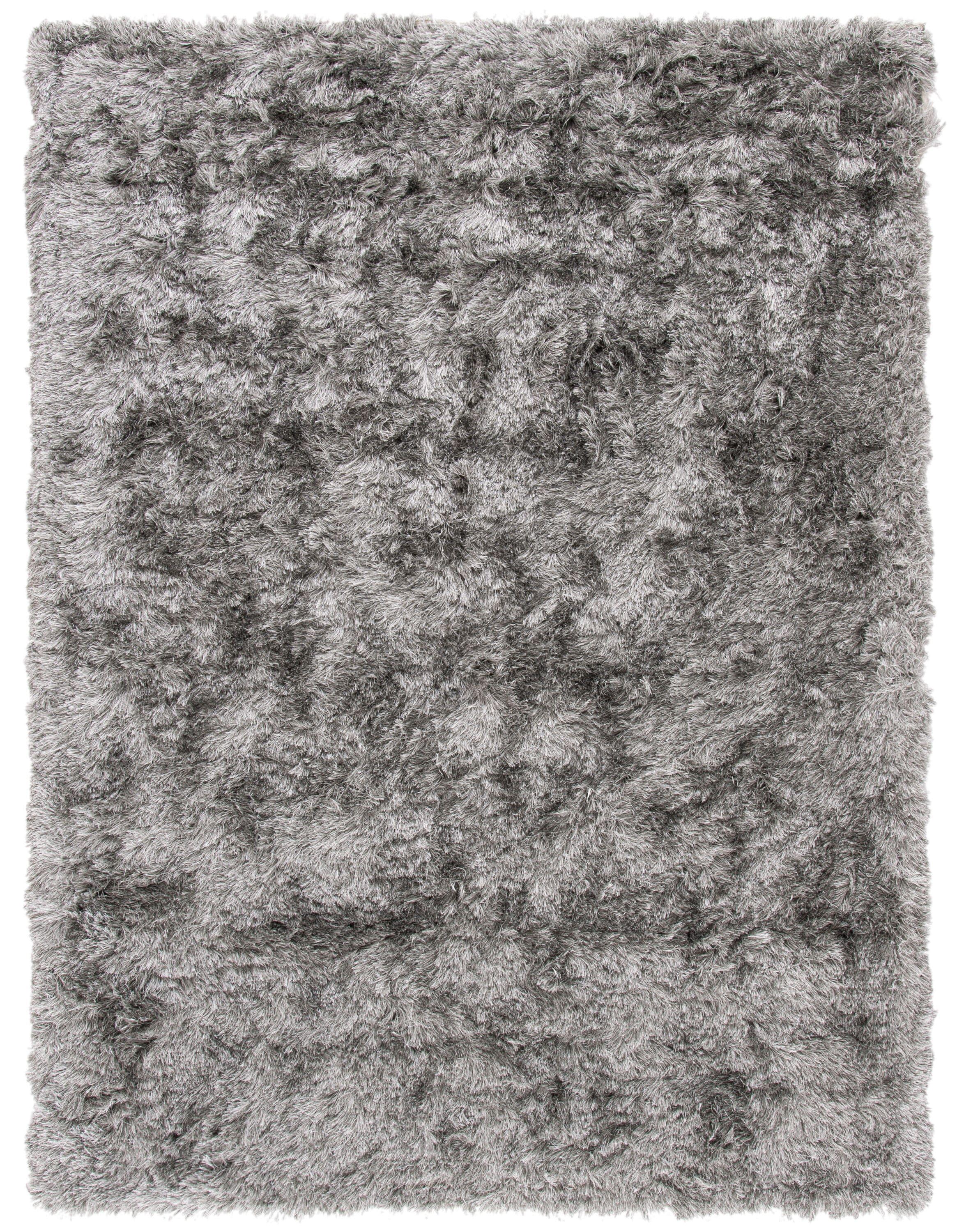 Shag SG511 Hand Tufted Area Rug - Silver - 5'x7' - Safavieh.