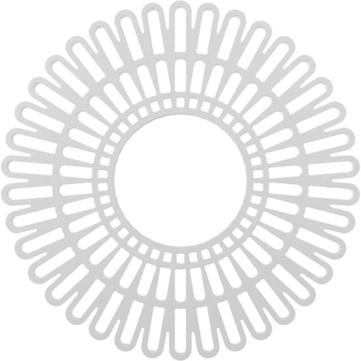 16"OD x 6"ID x 1/2"P Cornelius Architectural Grade PVC Pierced Ceiling Medallion