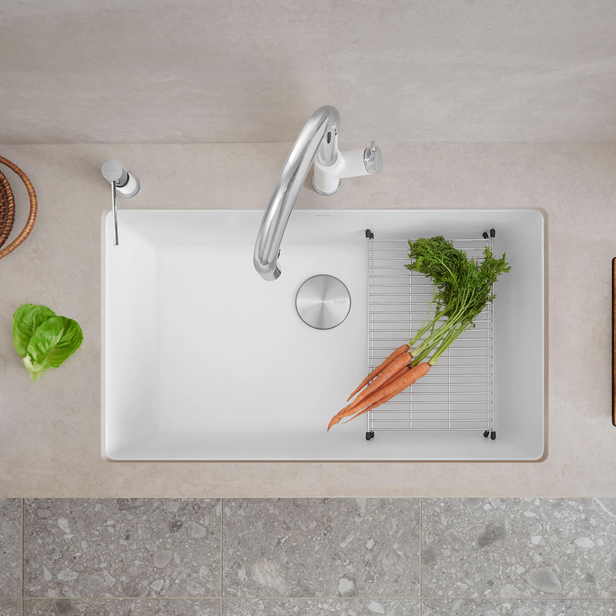 Precis SILGRANIT 32" L X 19" W Super Single Undermount Kitchen SInk