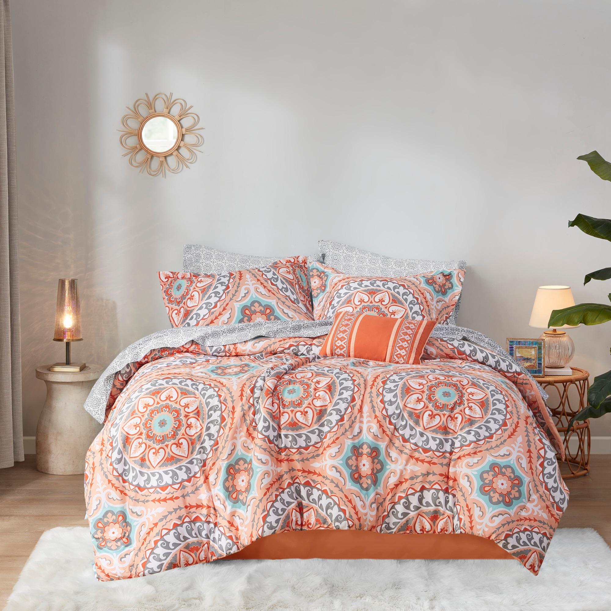 Estrin 9 PC Comforter Set with Cotton Bed Sheets