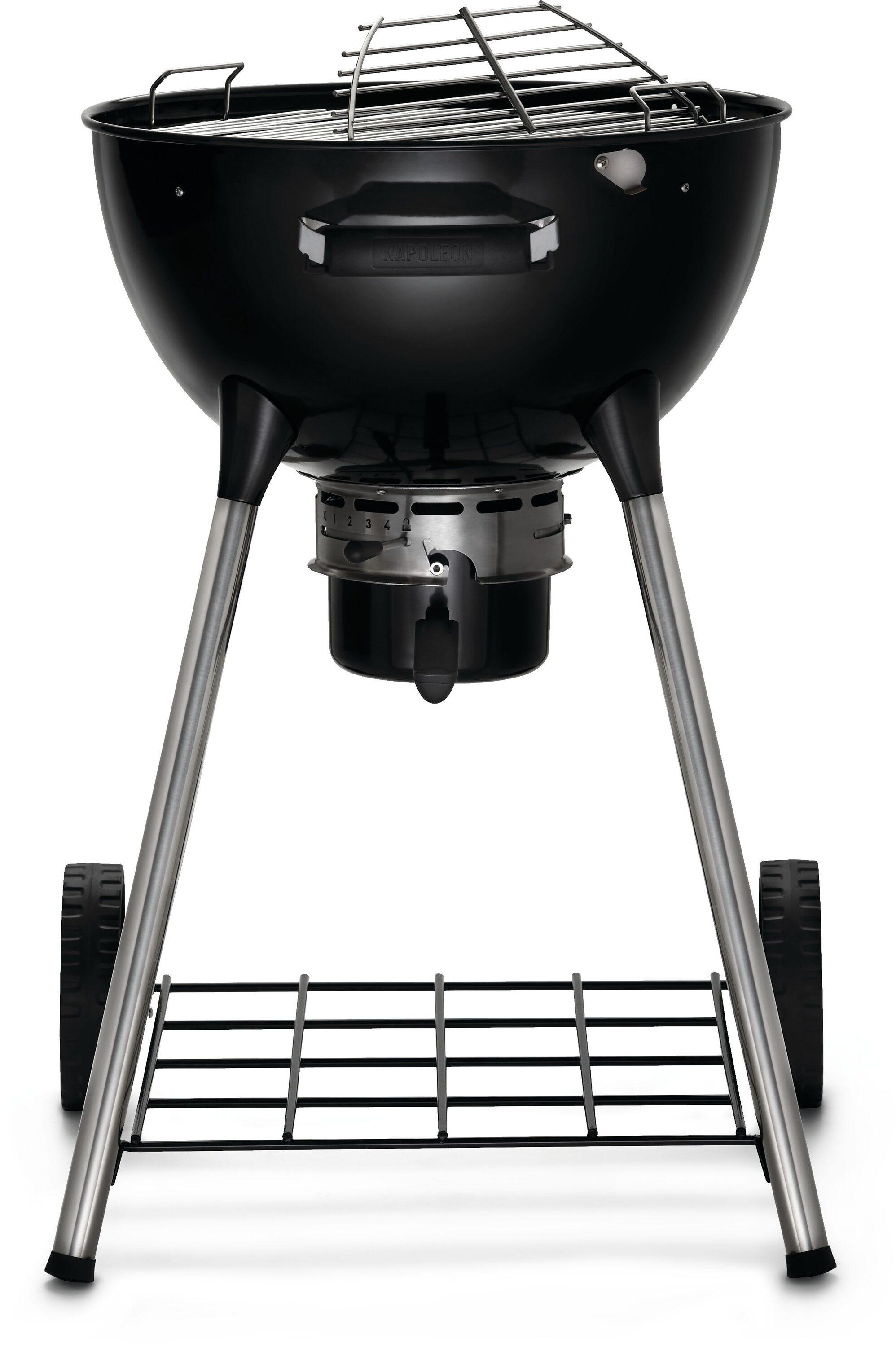 Napoleon NK18-inch Charcoal Kettle Grill, Black