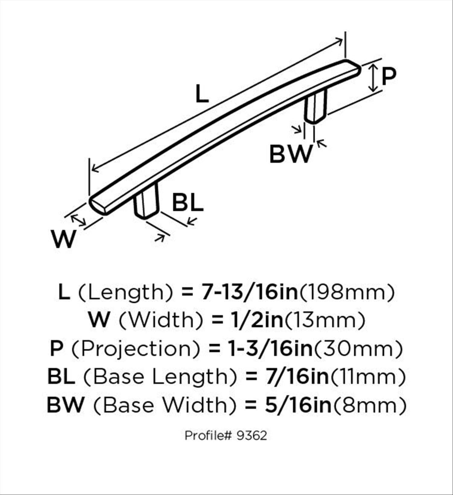 Cyprus 5 1/16" Center to Center Bar Pull