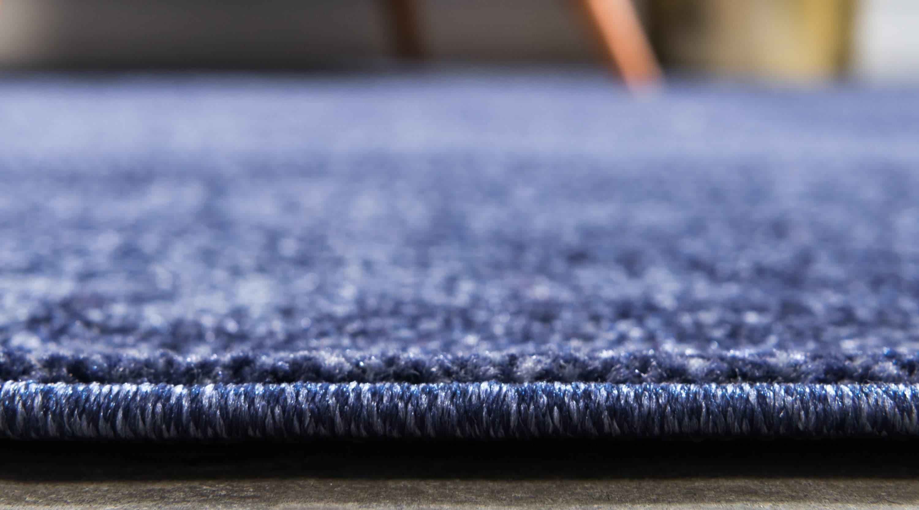 Unique Loom Del Mar Collection Area Rug - Lucille (7' 1" x 10' Rectangle Navy Blue/Ivory)