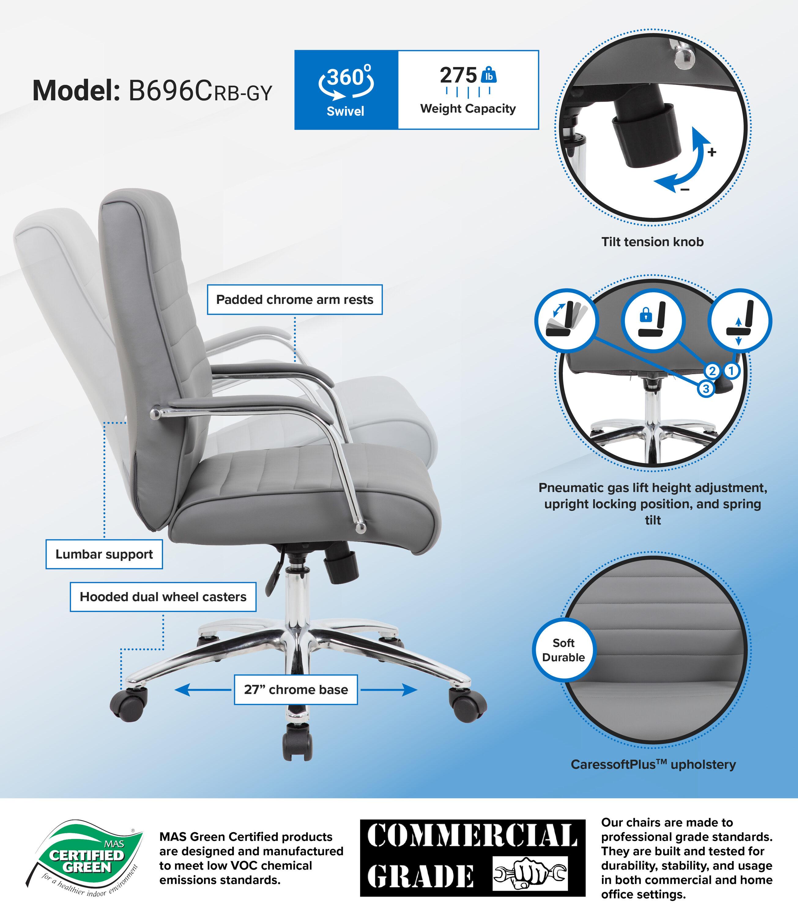 Boss Office Products Vinyl Executive Chair