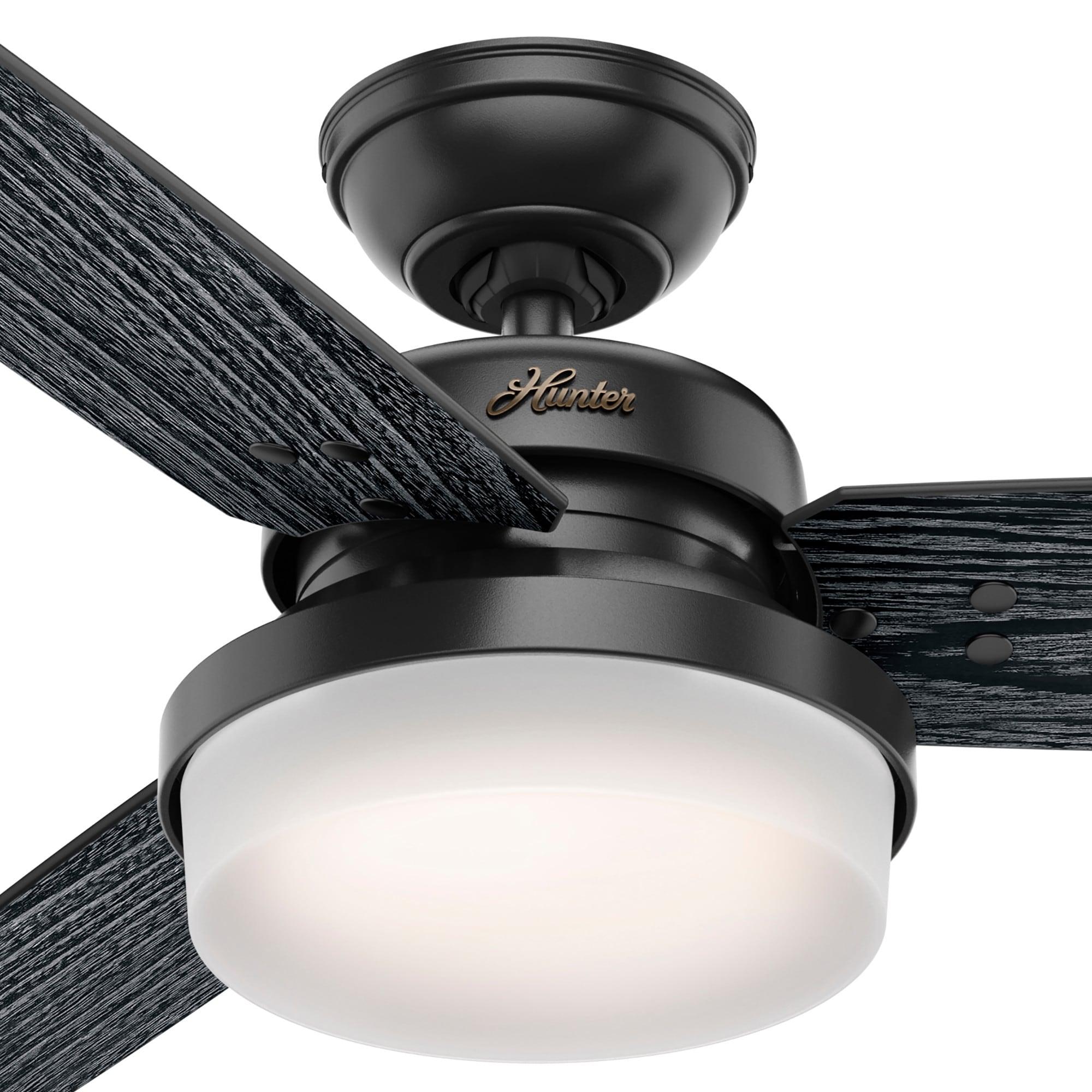 Hunter Fan 52" Sentinel 3 -Blade Standard Ceiling Fan with Remote Control and Light Kit Included