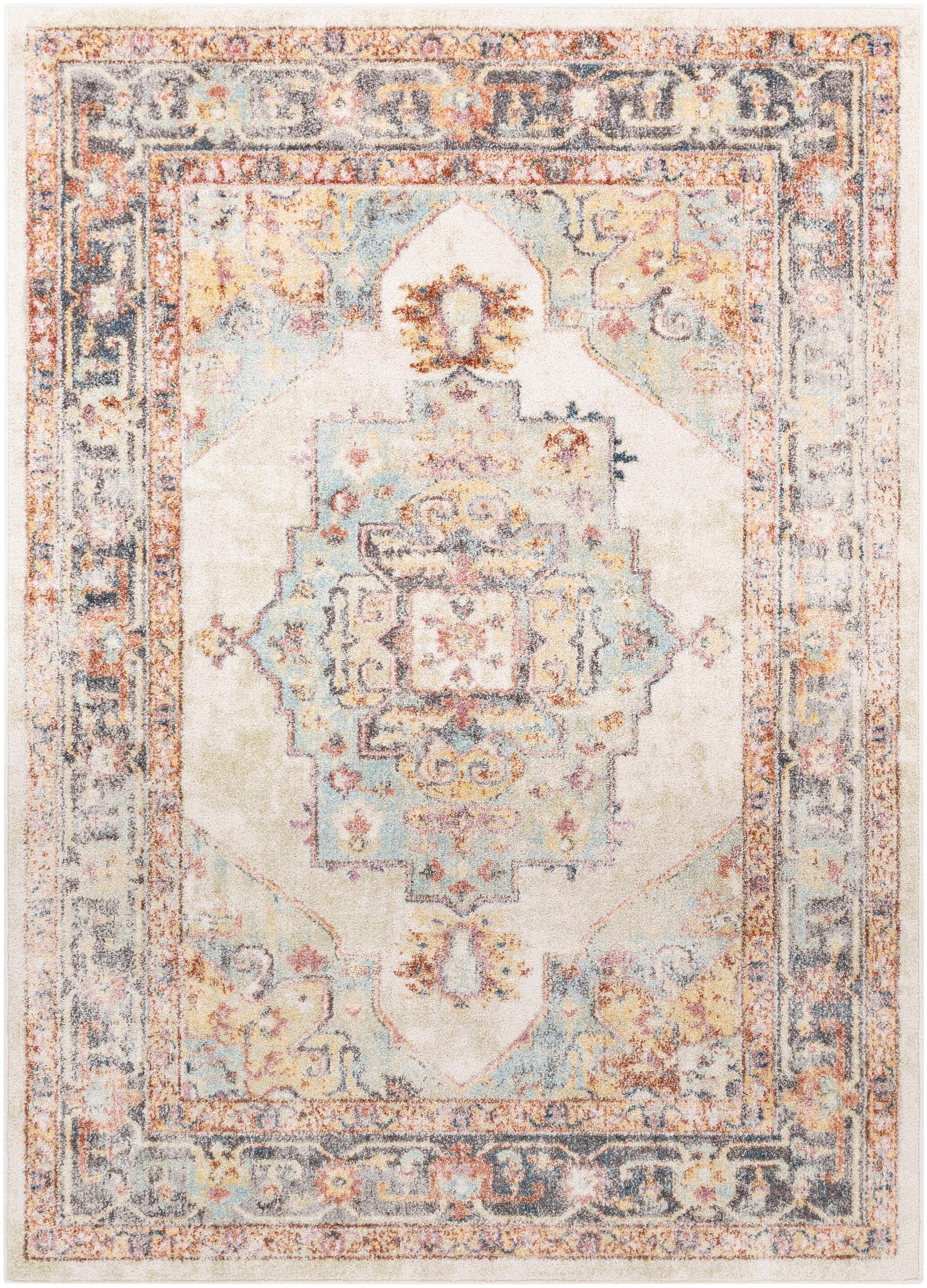 Surya New Mexico NWM-2300 24 x 36" Rectangle Fabric Rug in Multi-Color