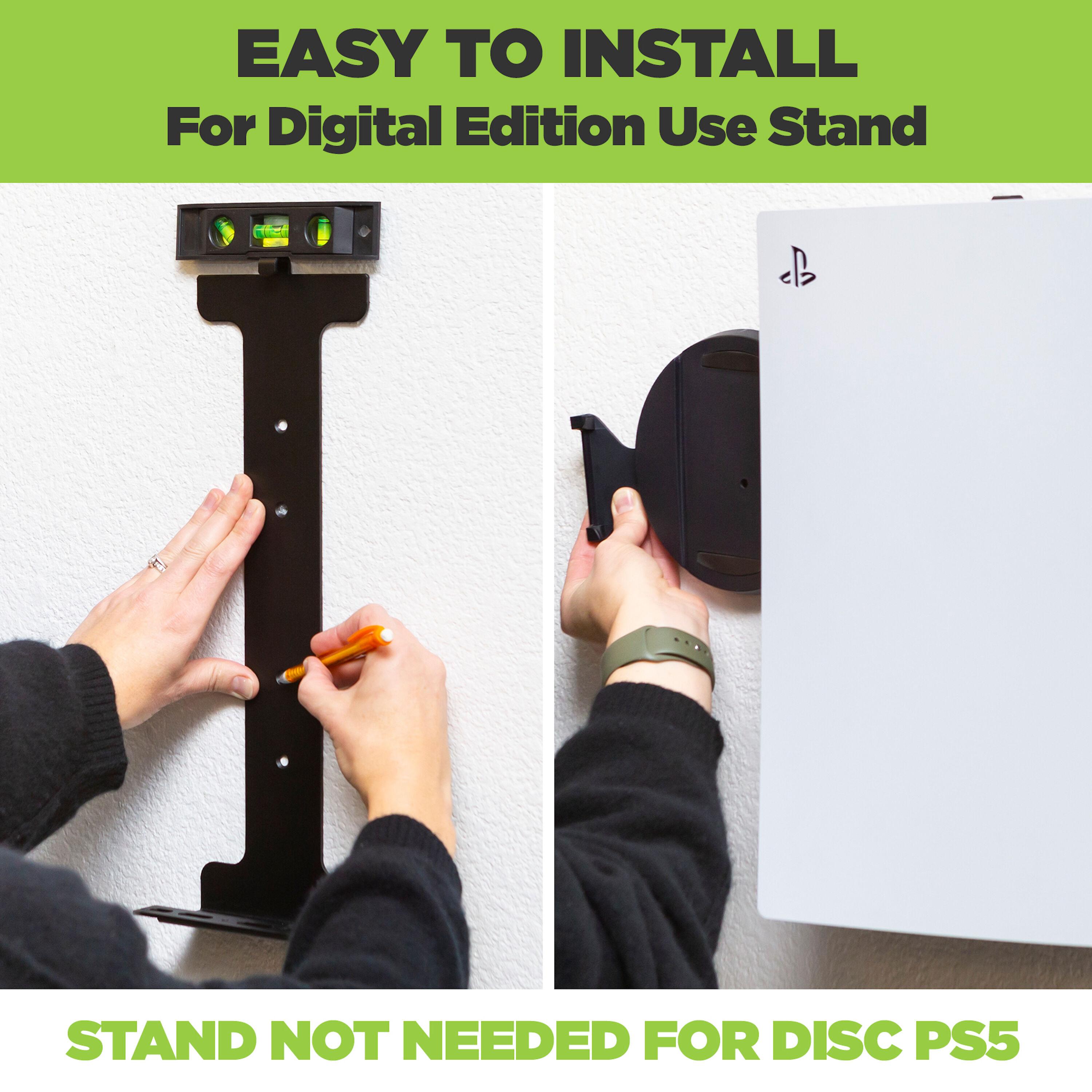 Hideit Mounts For Ps5 Pro And The Original Ps5! - Patented Wall Mount Kit For Playstation 5 - Keeps Your Console Cool - American Company - Quality Steel Mount For Ps5 And Ps5 Pro (not Ps5 Slim)