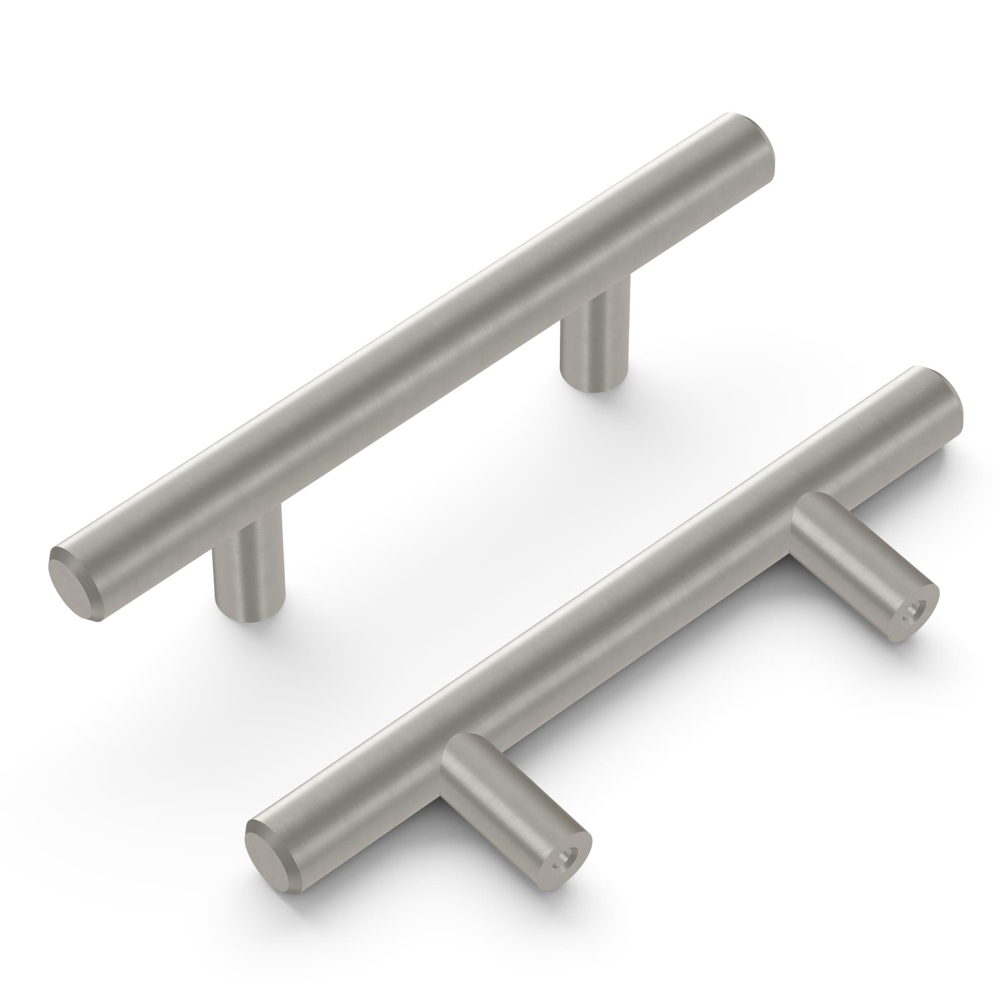 Bar Pull Kitchen Cabinet Handles, Solid Core Drawer Pulls for Cabinet Doors, 2-1/2" (64mm)