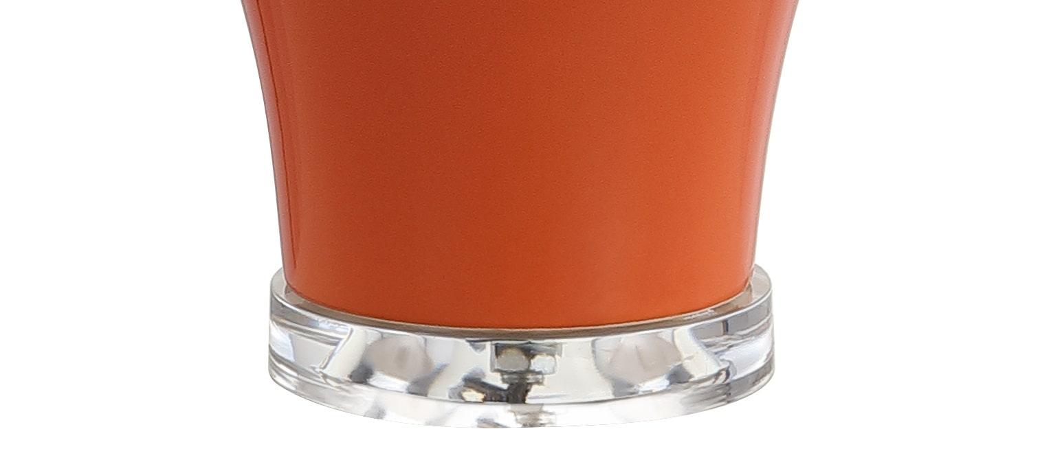 JONATHAN Y JYL4020B-SET2 Set of 2 Table Lamps Winnie 27" Ceramic Urn LED Table Lamp Contemporary Bedside Desk Nightstand Lamp for Bedroom Living Room Office College Bookcase, Orange