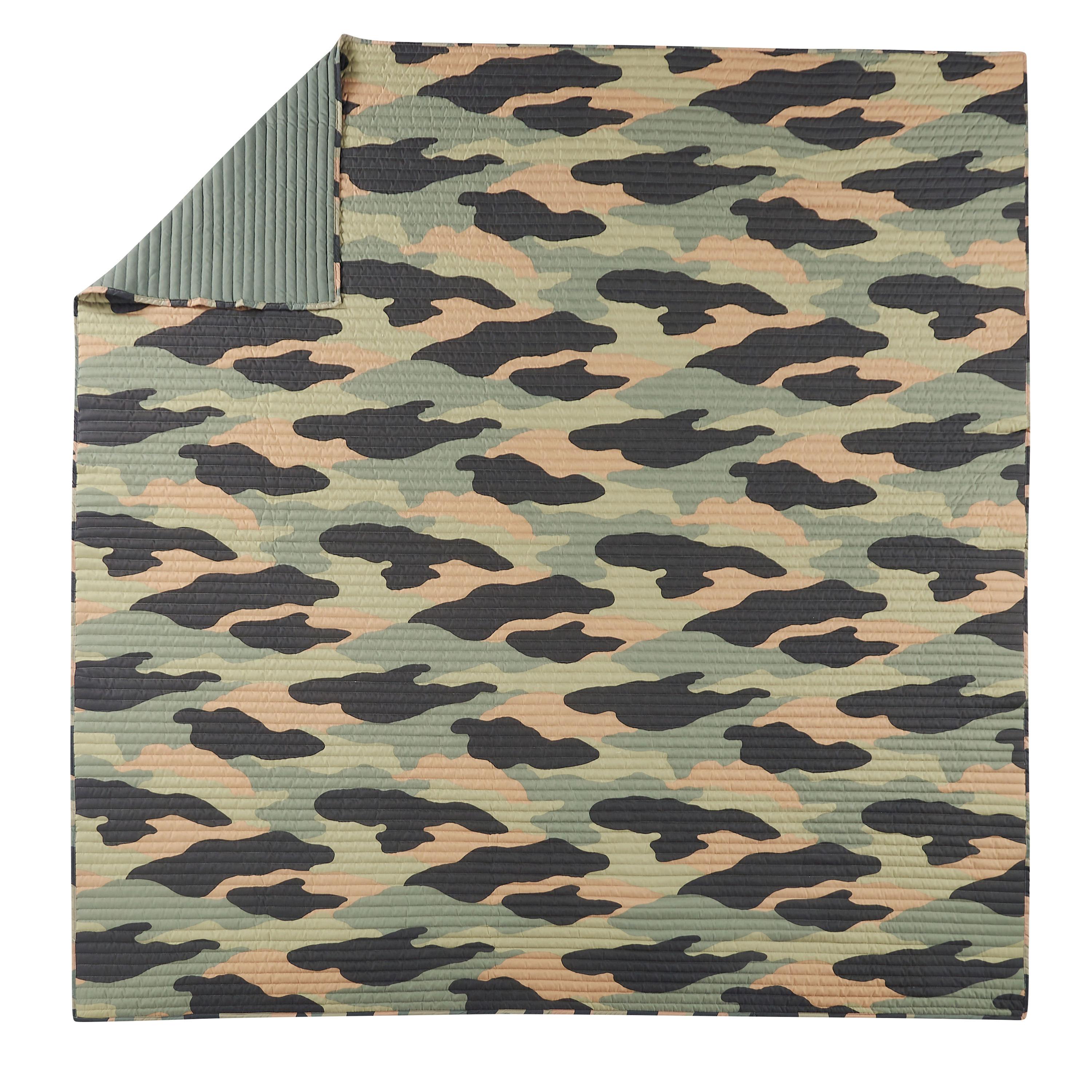 Urban Playground Covert Camo Reversible Microfiber Comforter Set