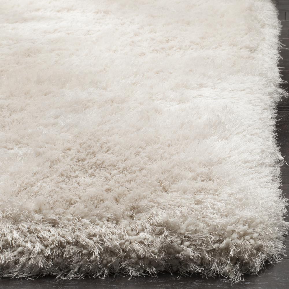 Luxe Shag SGX160 Hand Tufted Indoor Area Rug - Bone - 6'x6' - Safavieh