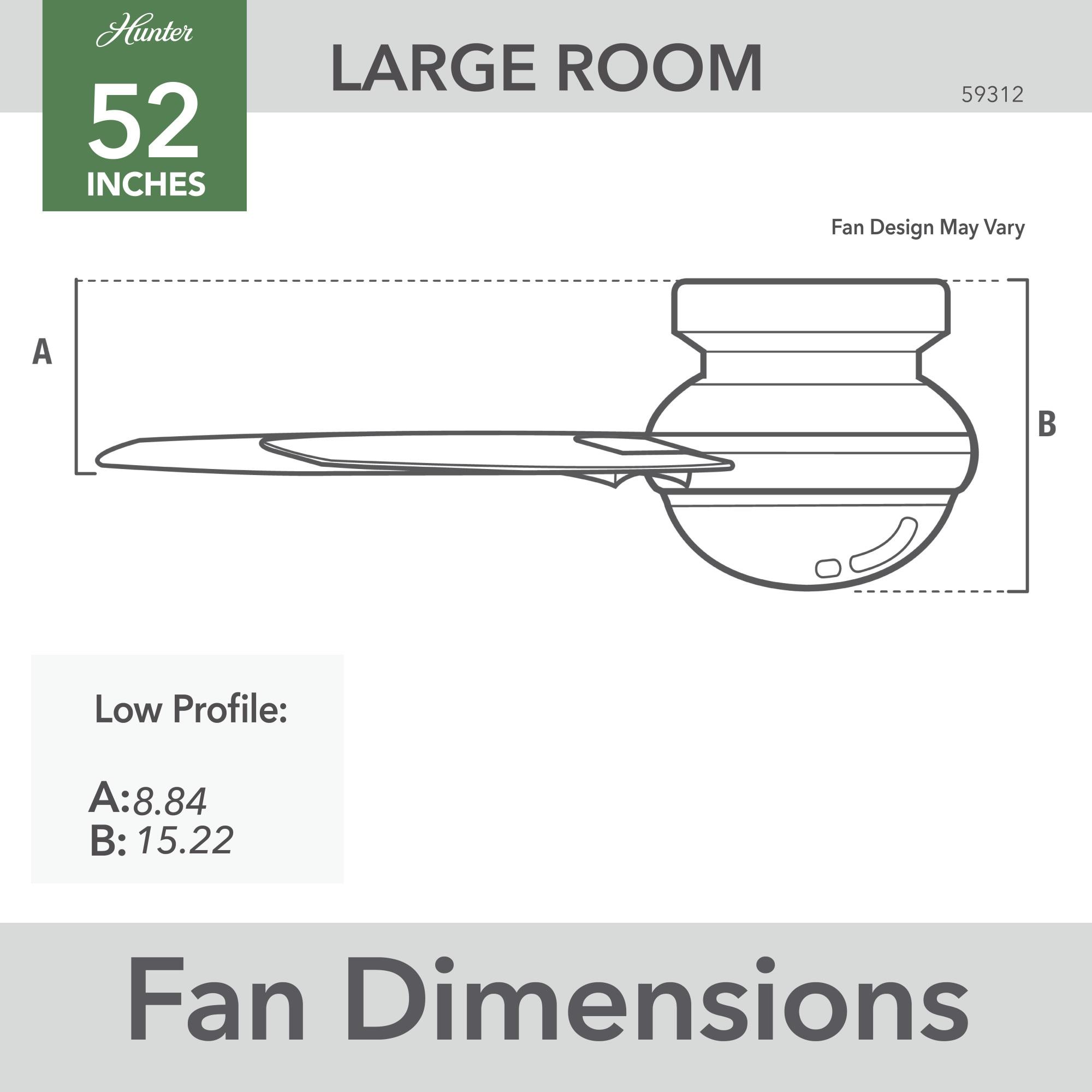 52" Mill Valley 5-Blade Outdoor Ceiling Fan with Light Kit