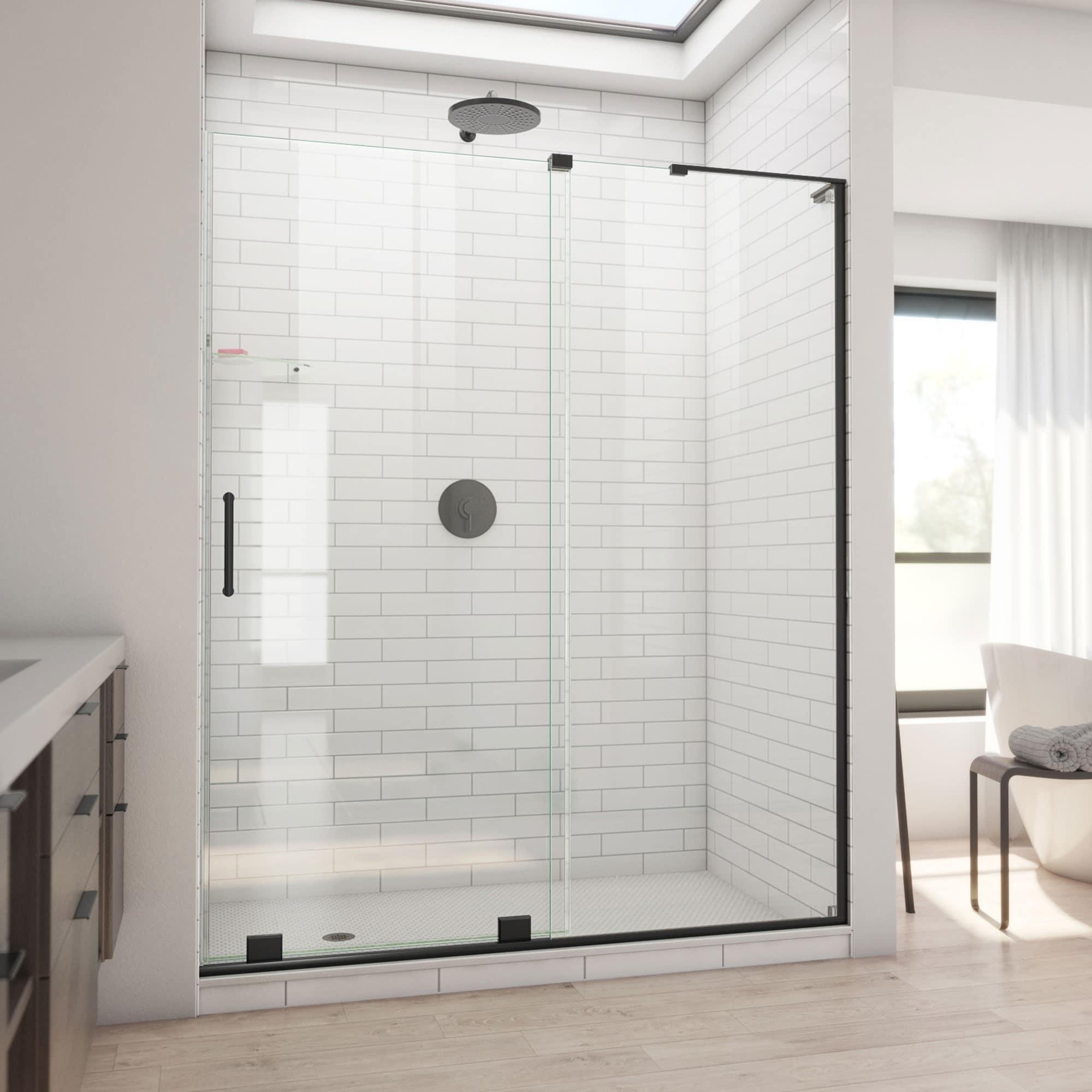 DreamLine Mirage-X 55 - 59 inch W x 71 inch H Frameless Sliding Shower Door