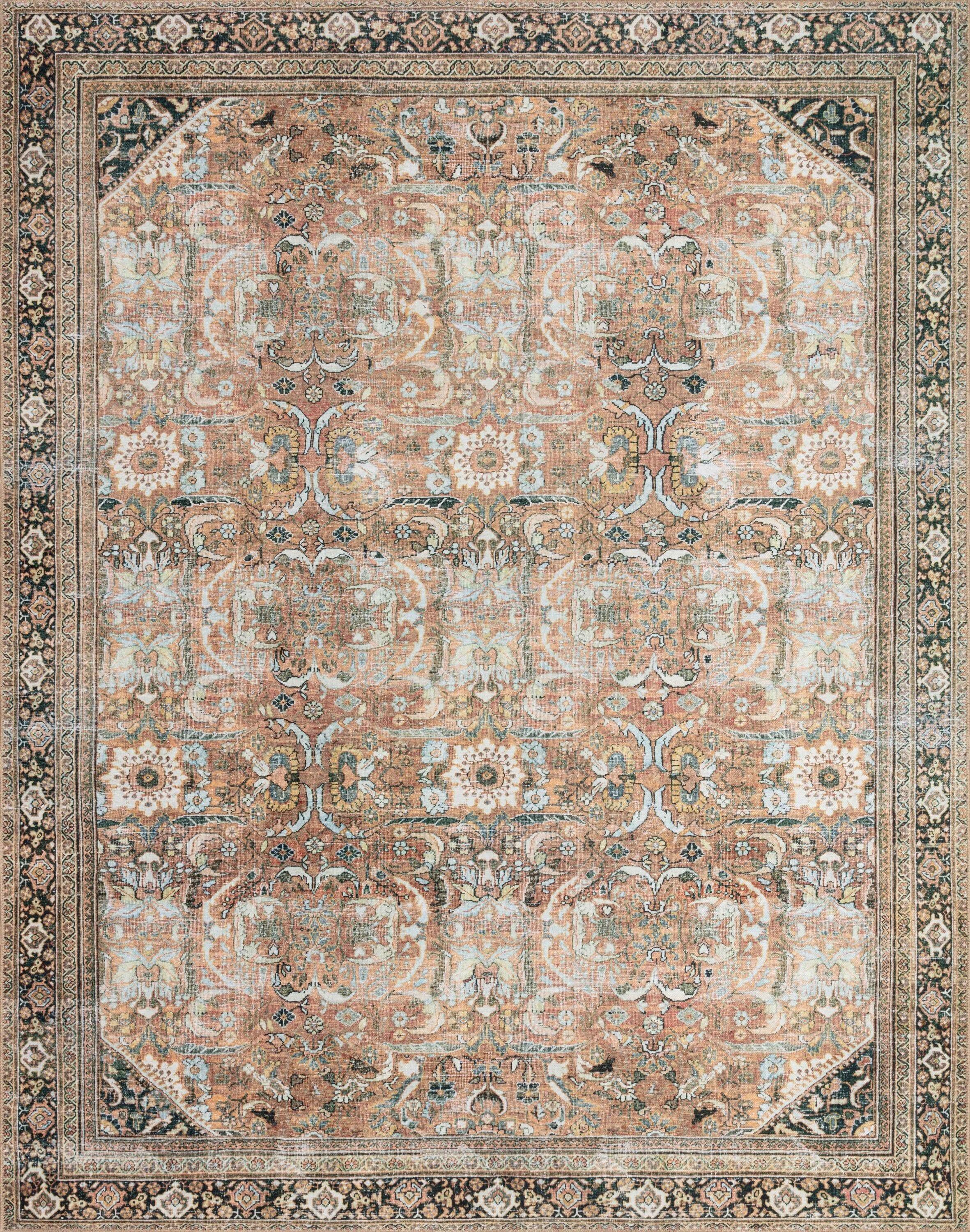 Loloi II Wynter WYN-02 Auburn / Multi Oriental Area Rug 5'-0" x 7'-6"