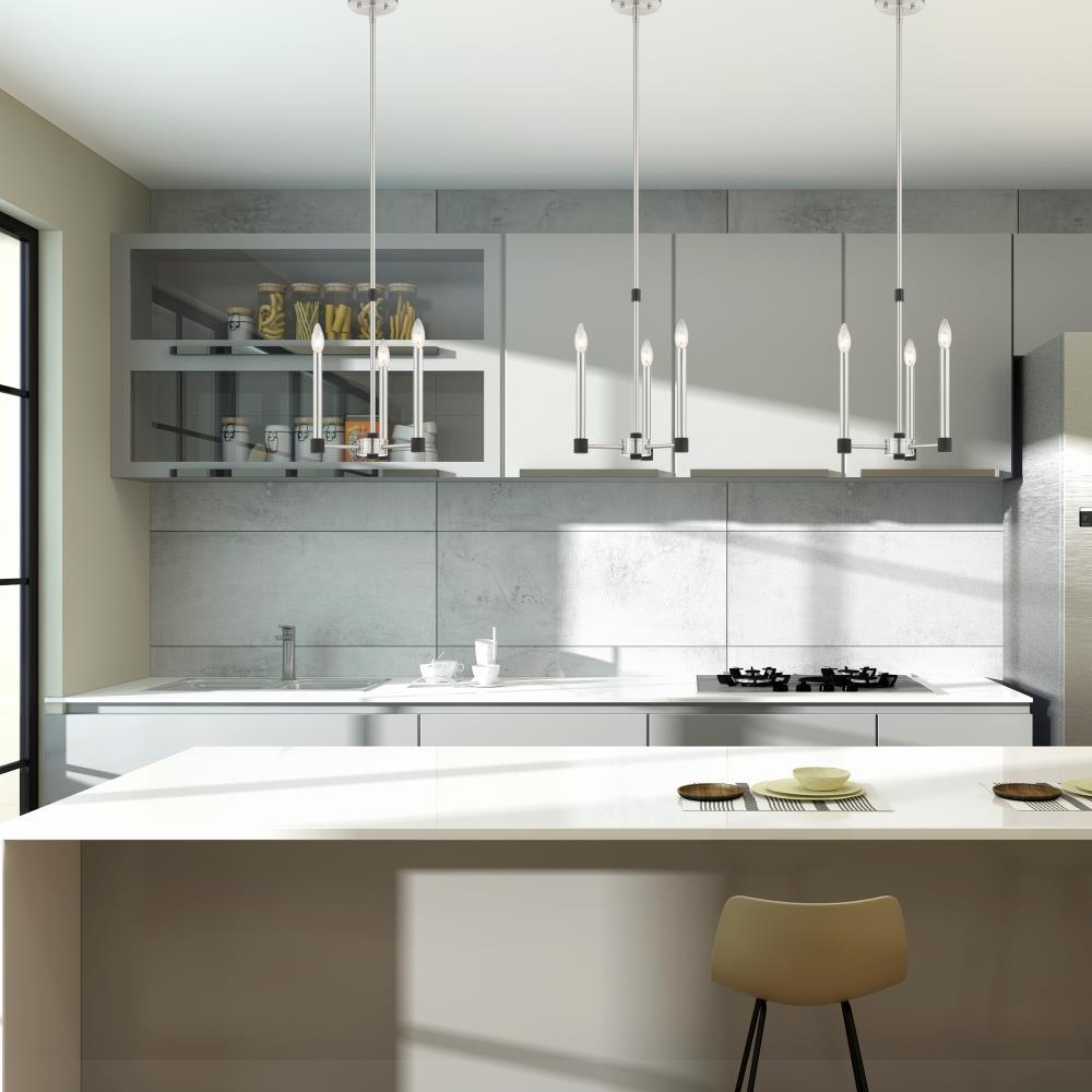 Livex Lighting Karlstad 3 - Light Chandelier in  Brushed Nickel