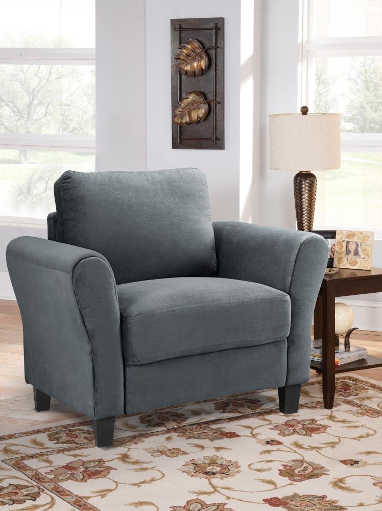 Lifestyle Solutions Alexa Club Chair, Gray Fabric