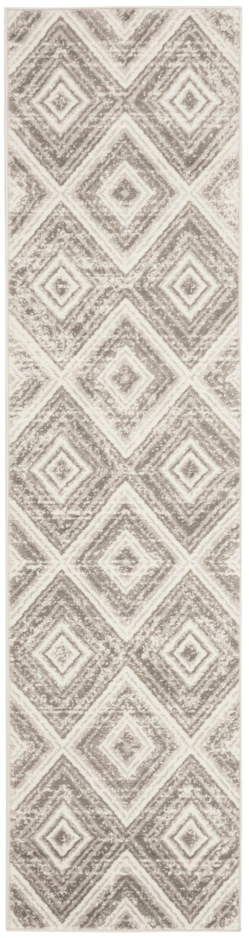 SAFAVIEH Skyler Collection SKY120K Grey / Ivory Rug