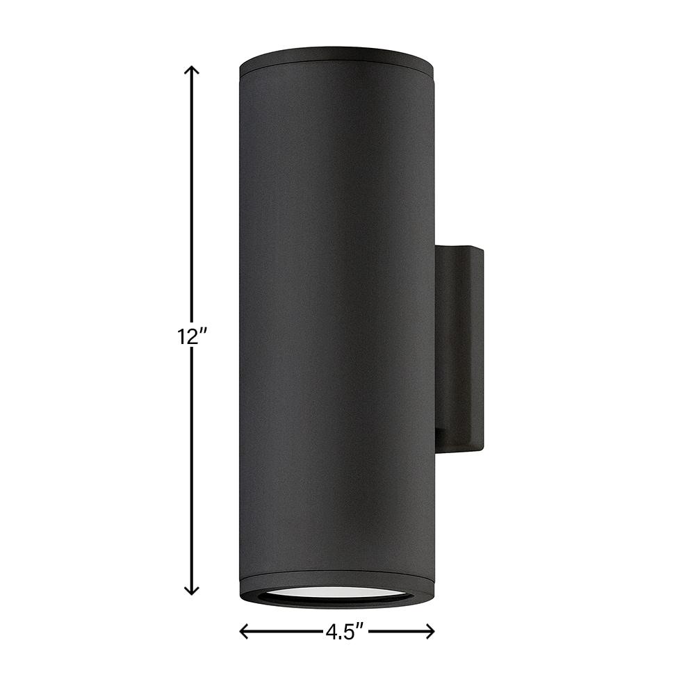 Silo 2 - Bulb 12" H Outdoor Armed Sconce