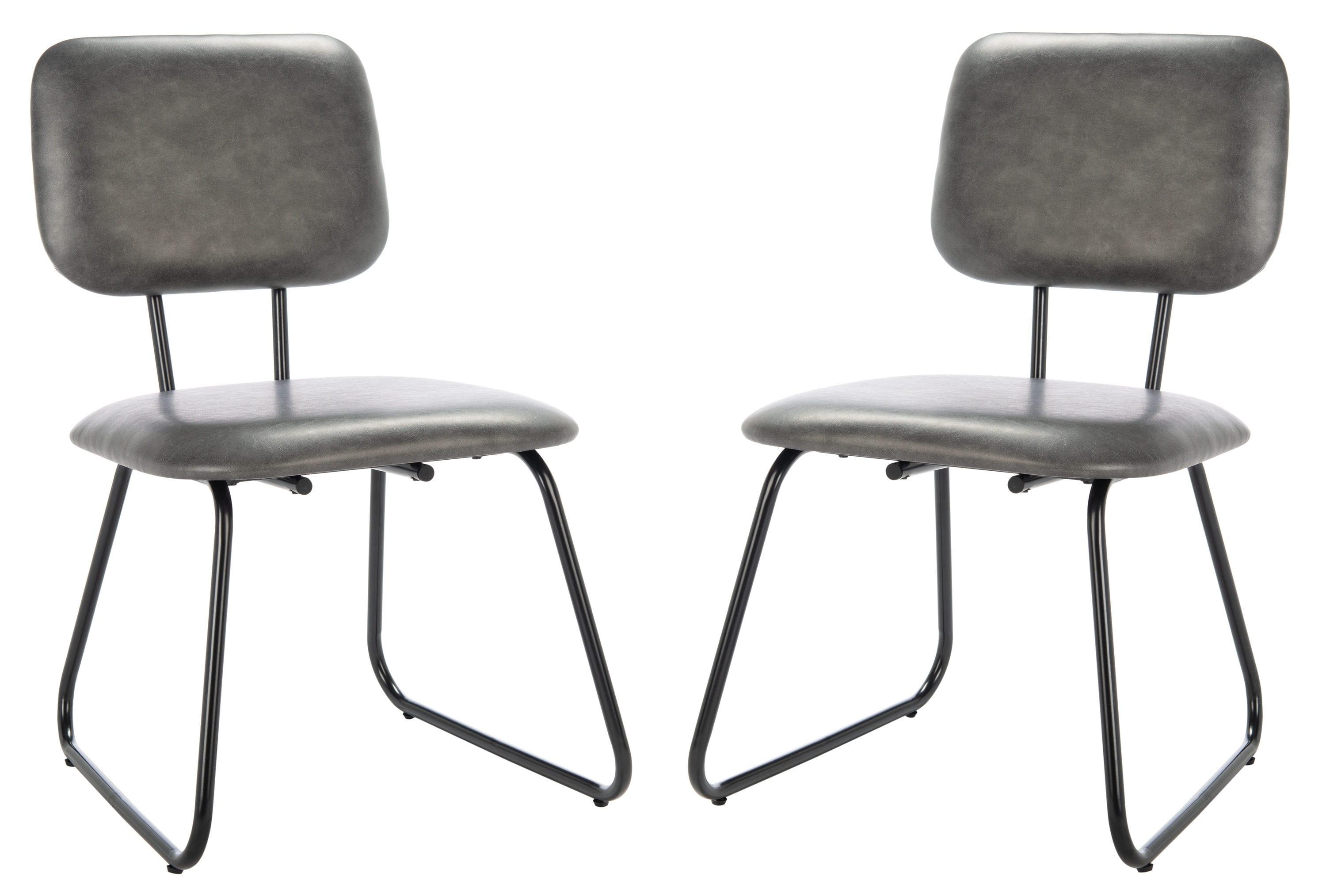 Chavelle Side Chair (Set Of 2) - Grey/Black - Safavieh