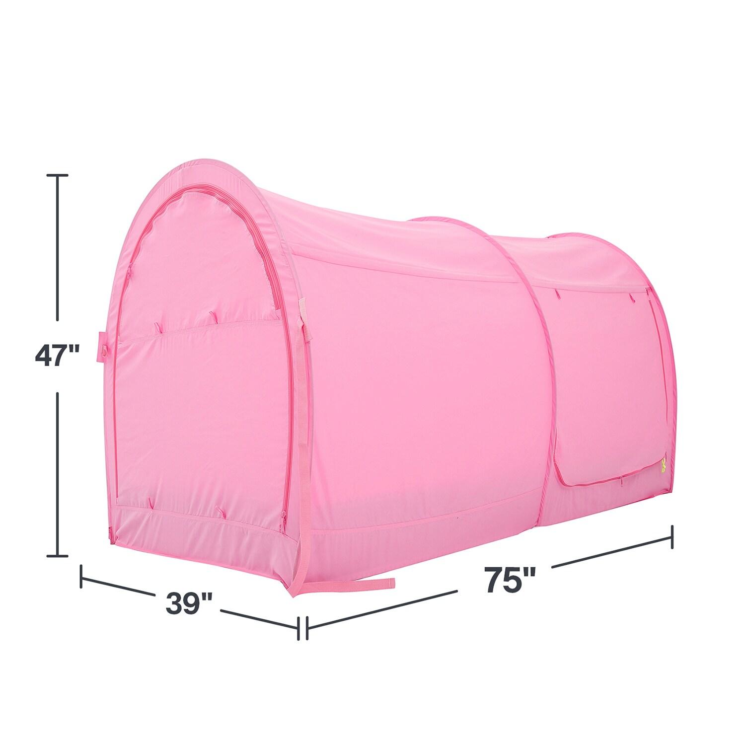 Alvantor Bed Canopy Bed Tents Dream Tents Privacy Space Twin Size Breathable Pink Cottage
