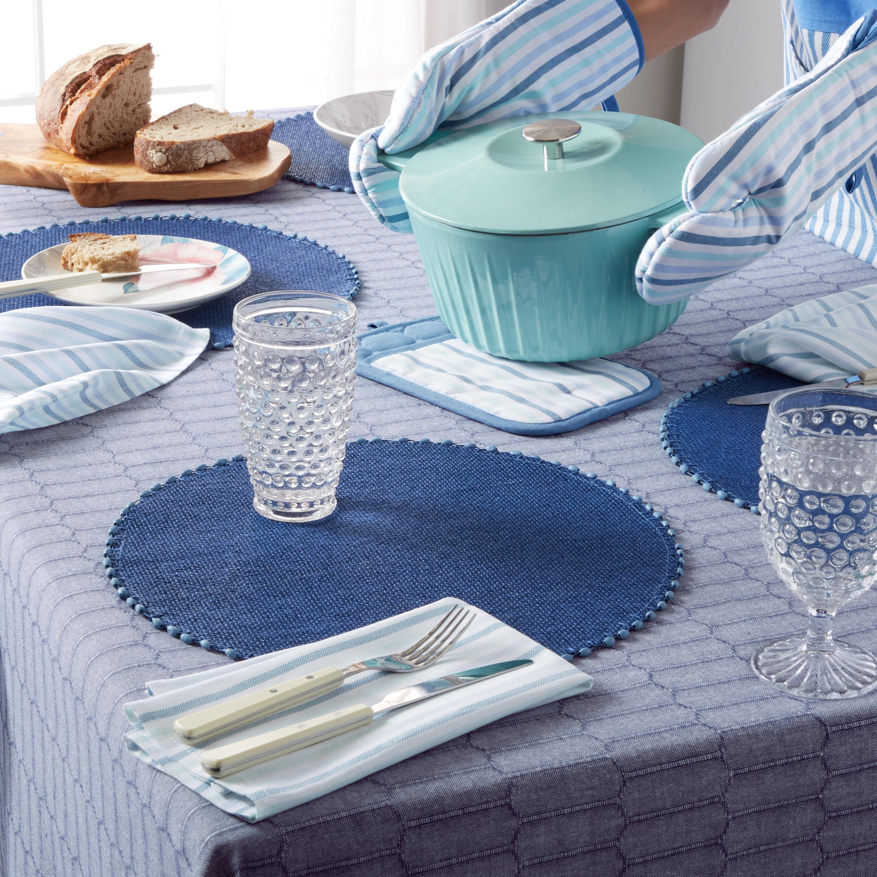 Martha Stewart Woven Water Resistant Lindos Placemat (Set of 6)