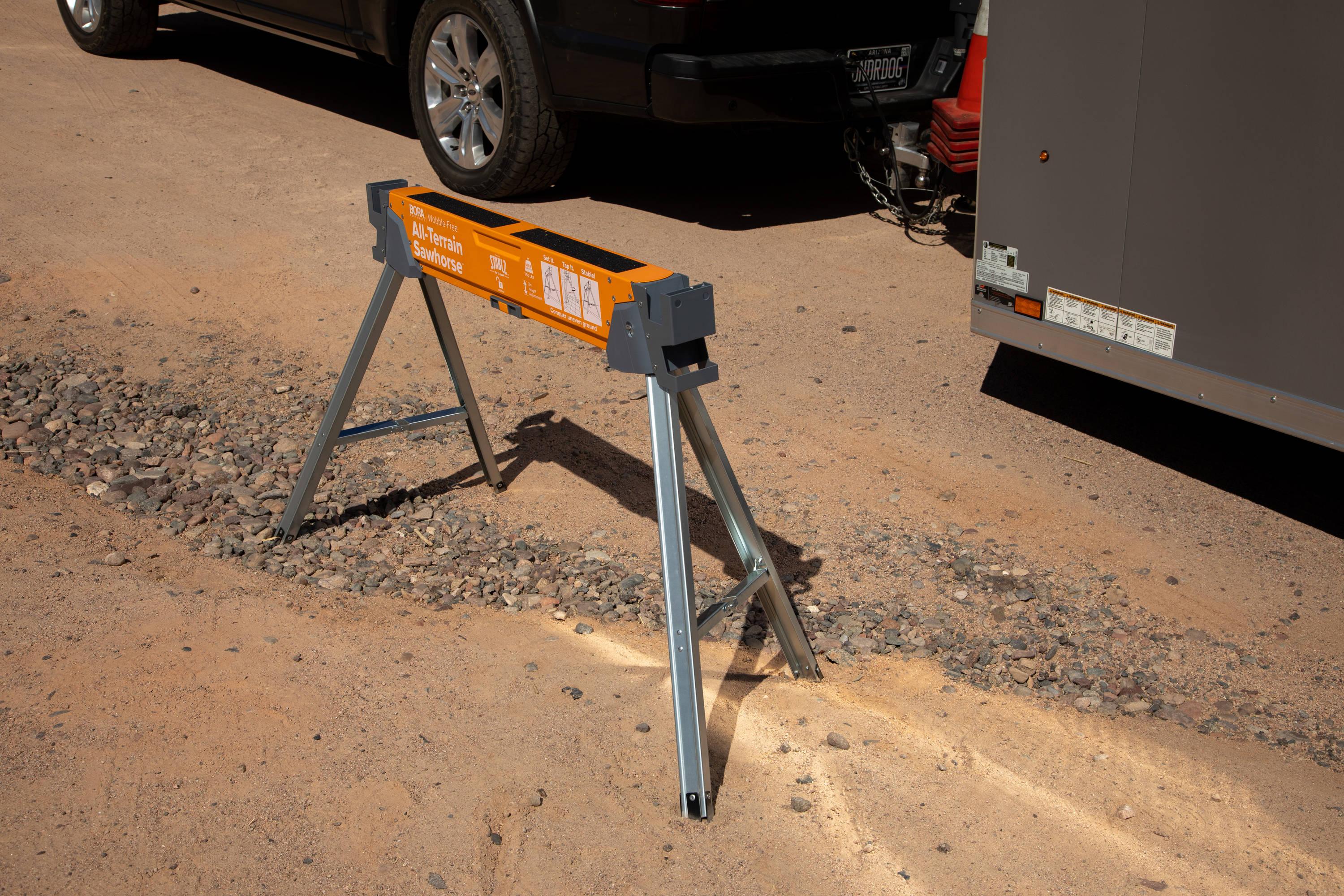 31.5 in. H Steel All Terrain Sawhorse (2-Pack)
