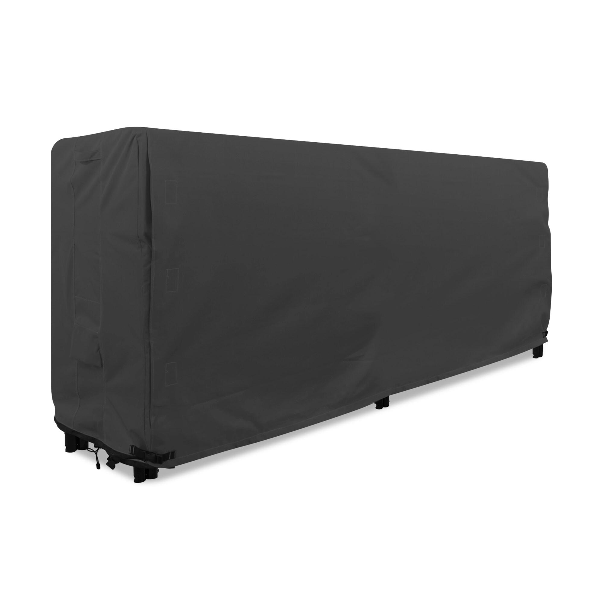 KHOMO GEAR - Heavy Duty Log Rack Cover - 8 Feet - Sahara Series - Black