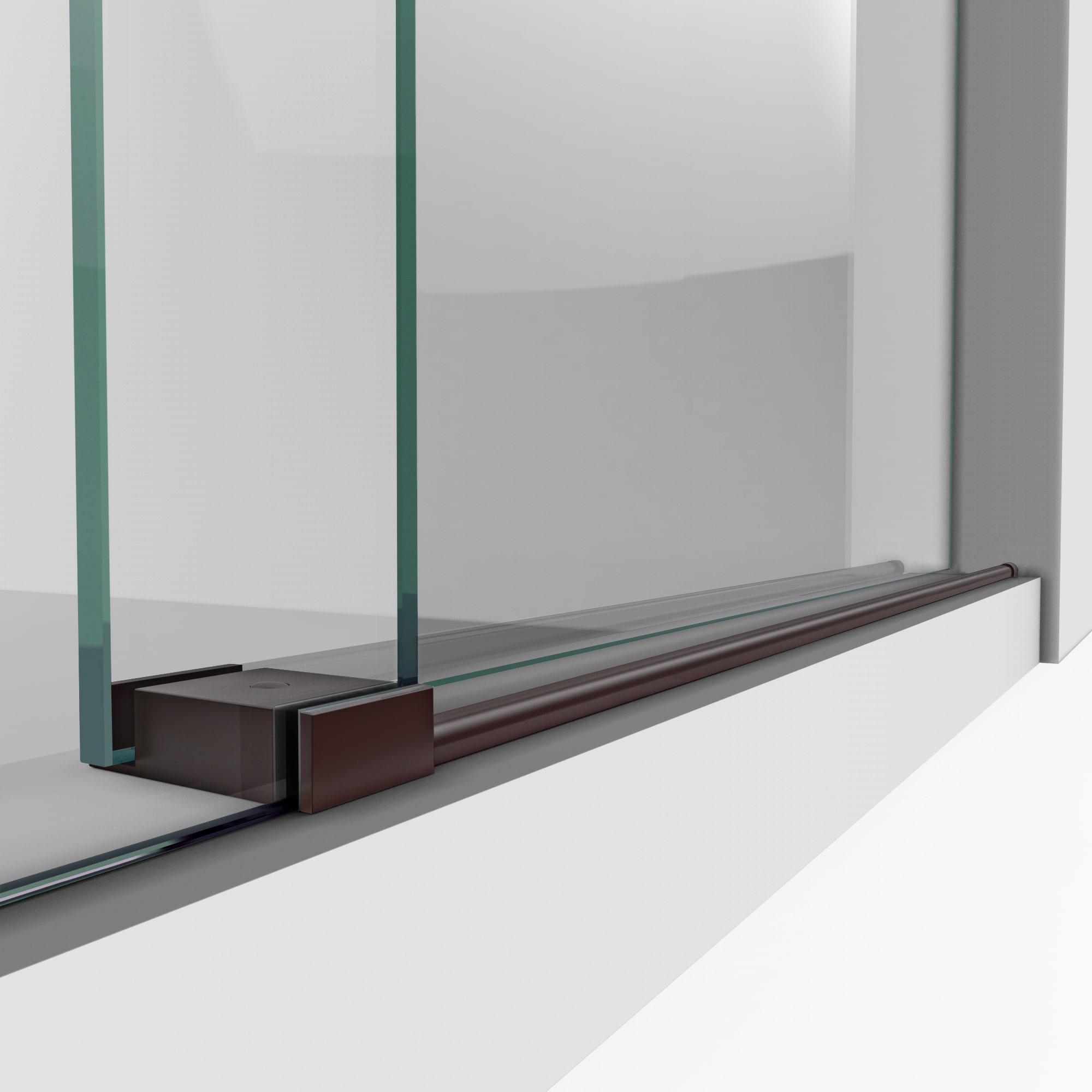 DreamLine Enigma-XO 34 1/2 in. D x 50-54 in. W x 76 in. H Frameless Shower Enclosure