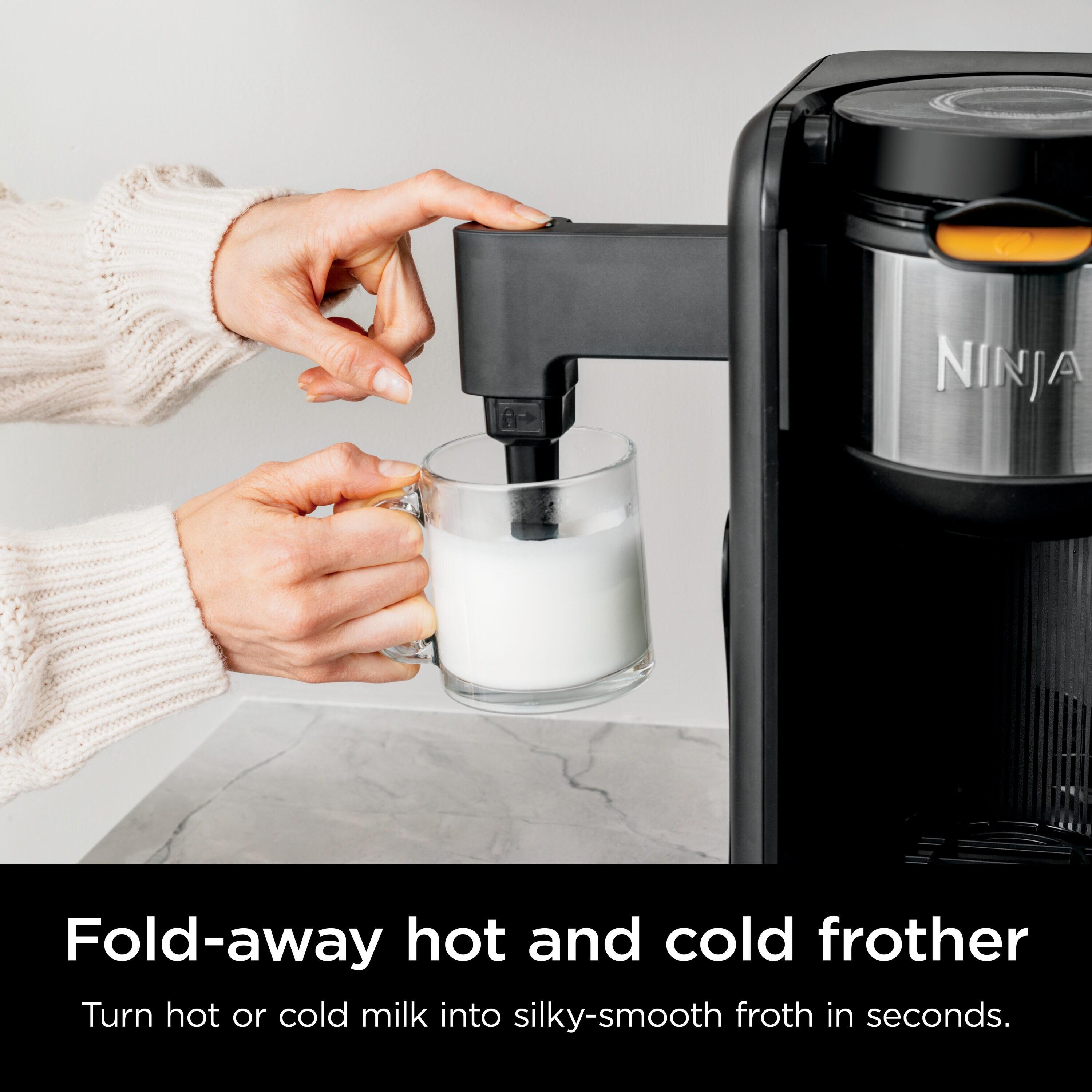 Ninja® Hot & Cold Brew System Tea & Coffee Maker with Auto-iQ®, 6 Sizes, 5 Styles, 5 Tea Settings, 50 oz. Thermal Carafe, Frother, Coffee & Tea Baskets, Dishwasher Safe Parts