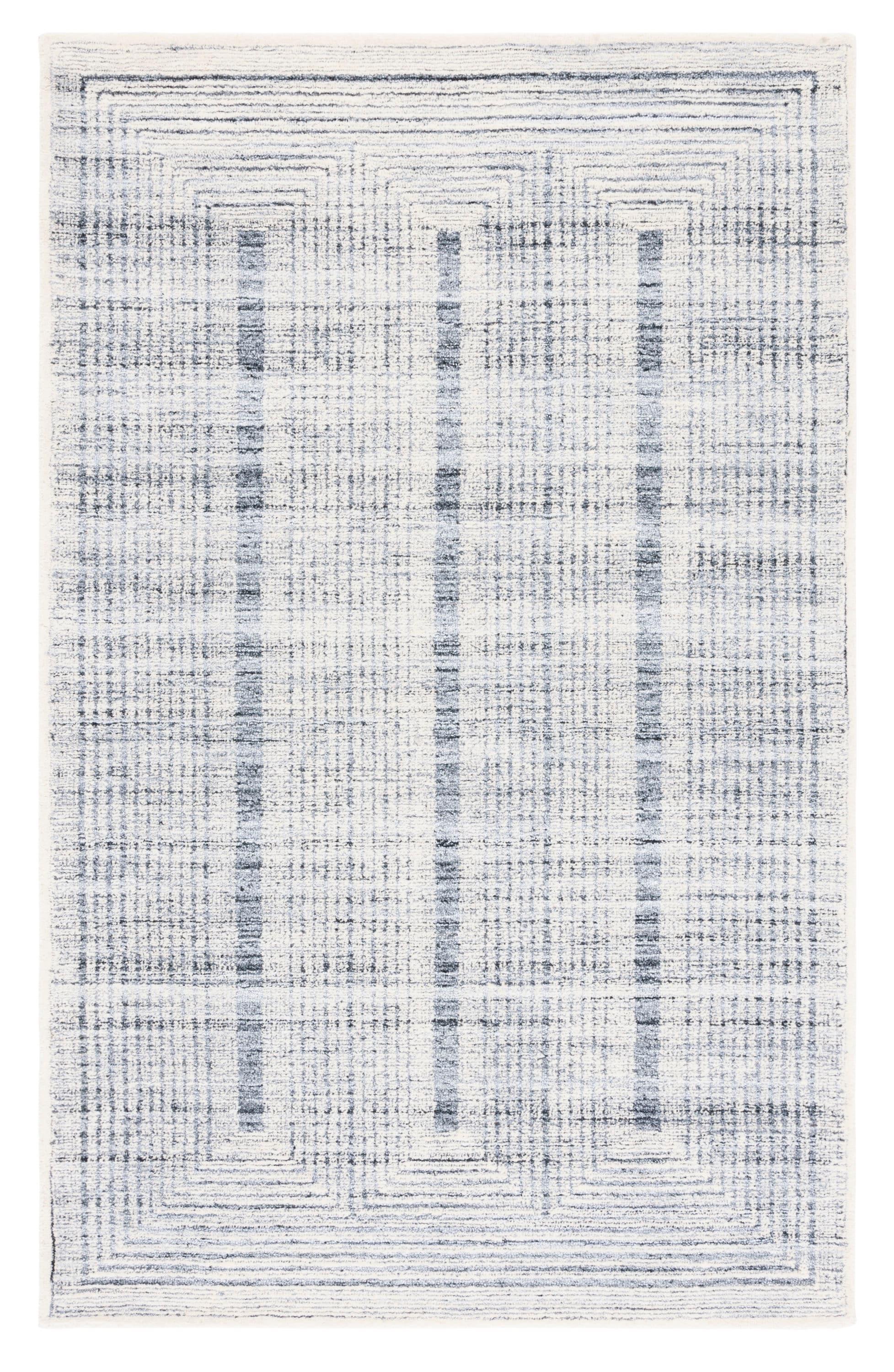 Metro MET991 Hand Tufted Indoor Area Rug - Light Grey/Ivory - 5'x8' - Safavieh