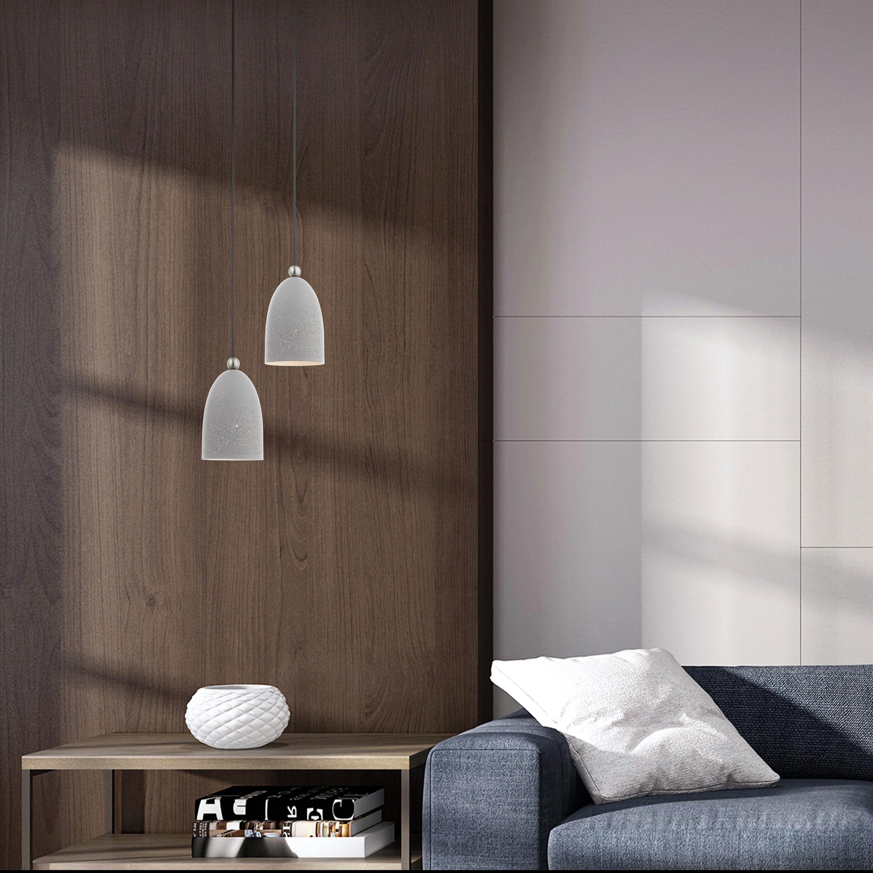 Livex Lighting Arlington 1 - Light Pendant in  Nordic Gray