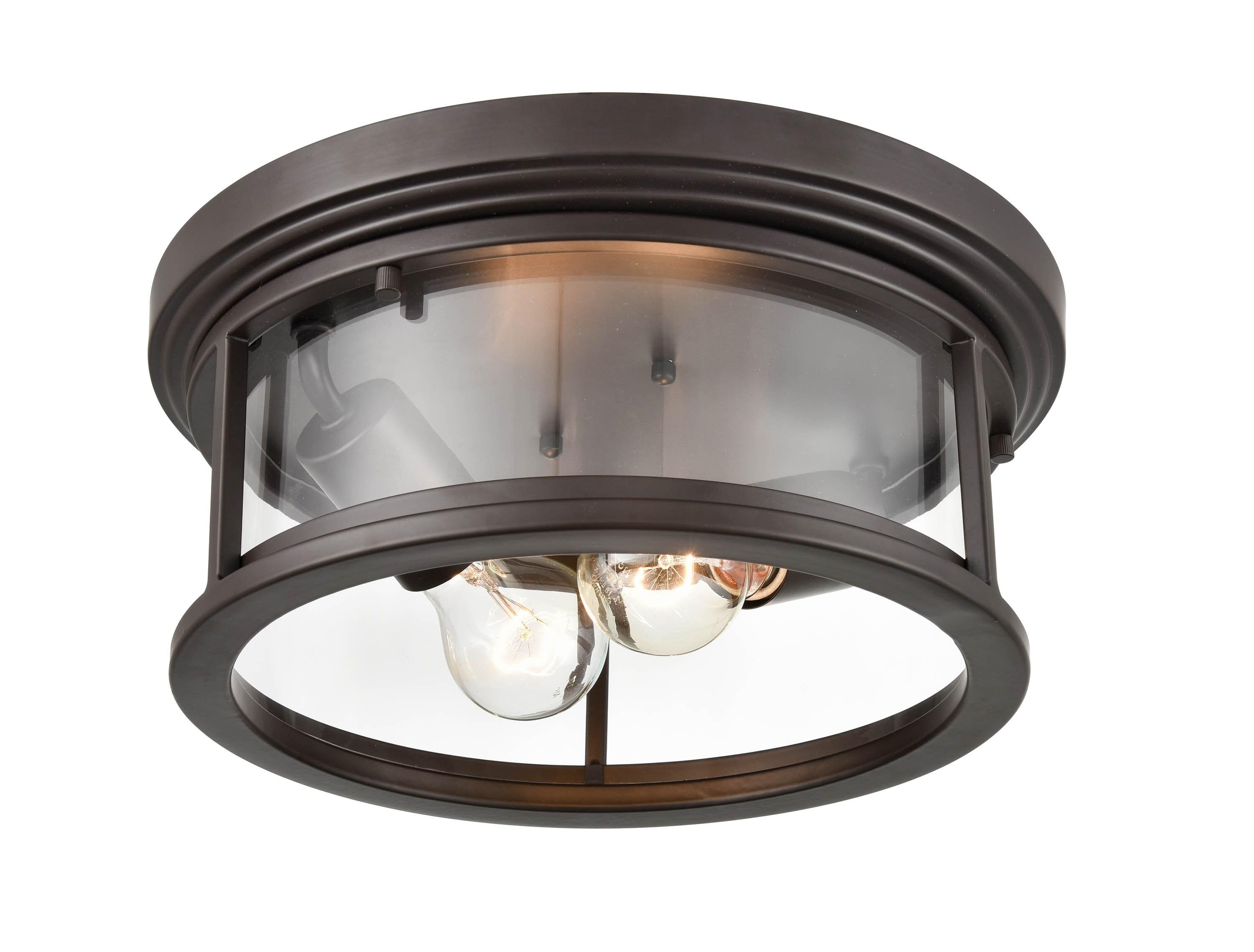 Millennium Lighting Bresley 2 - Bulb Outdoor Flush Mount