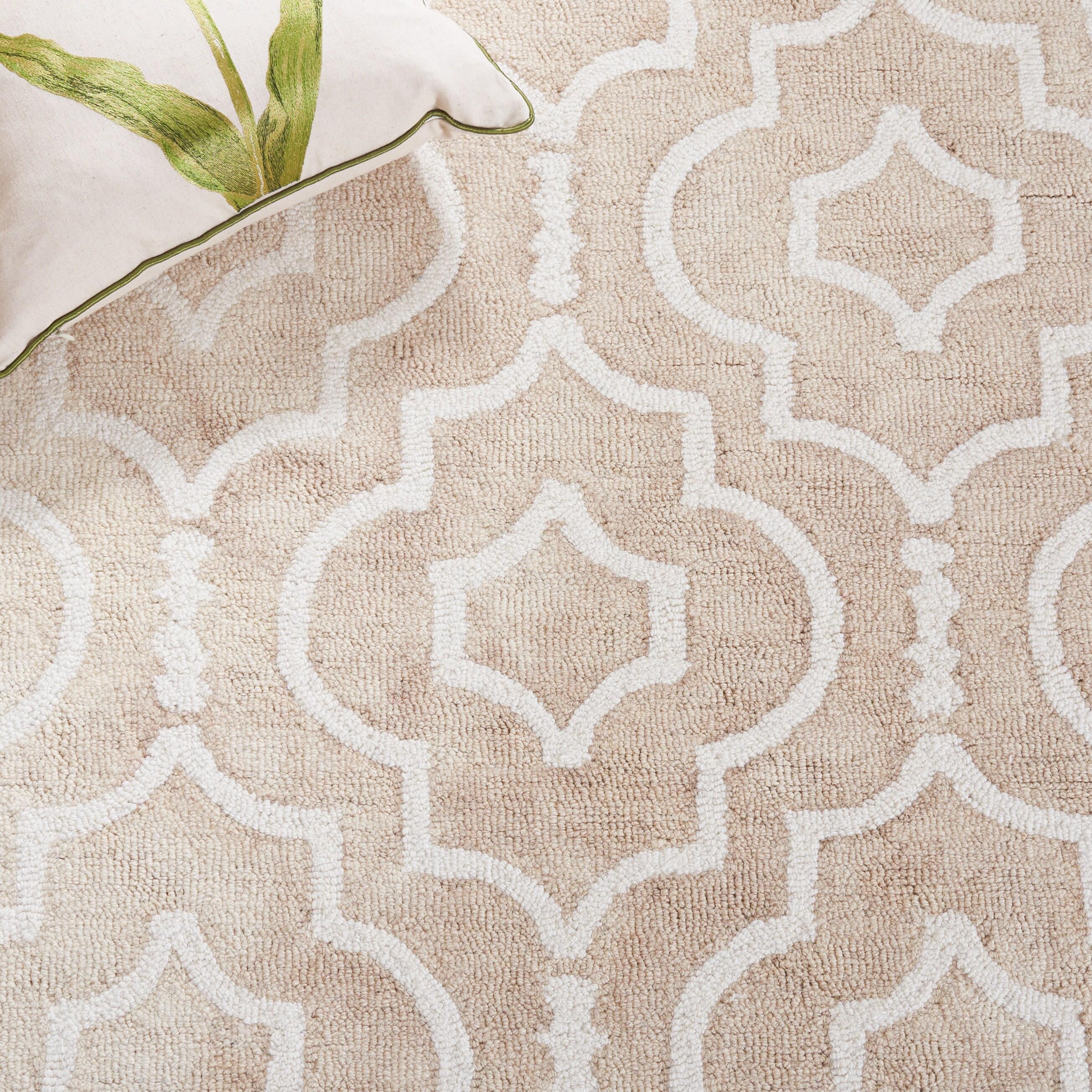 Dip Dye DDY538 Hand Tufted Area Rug - Beige/Ivory - 8'x10' - Safavieh.