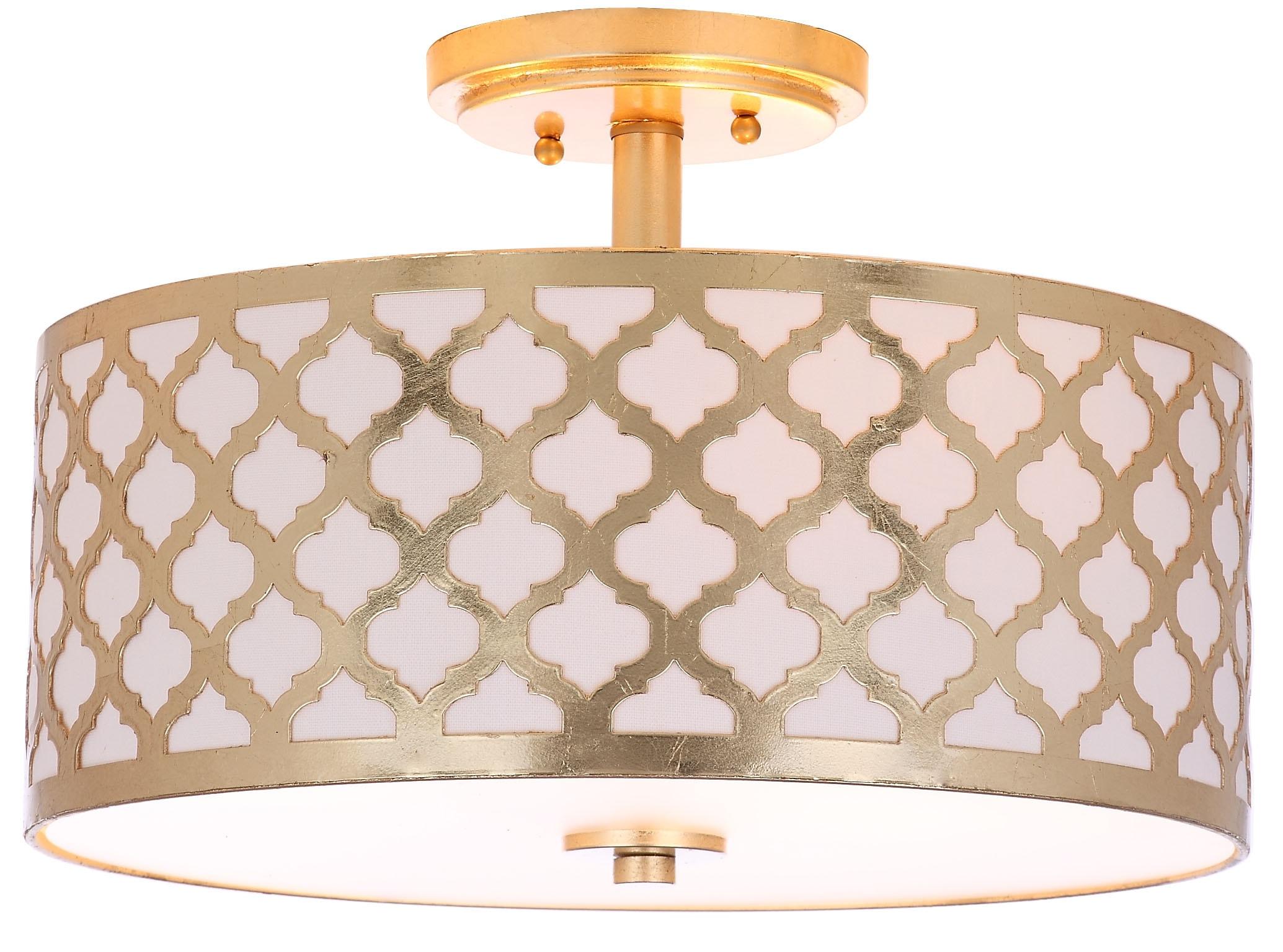 Kora Flush Mount - FLU4000 - Gold - Safavieh
